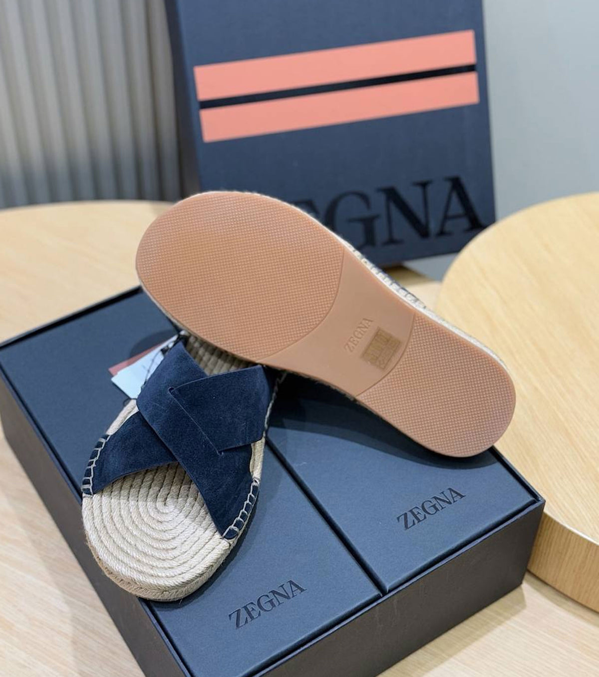 Suede Espadrille Sandal