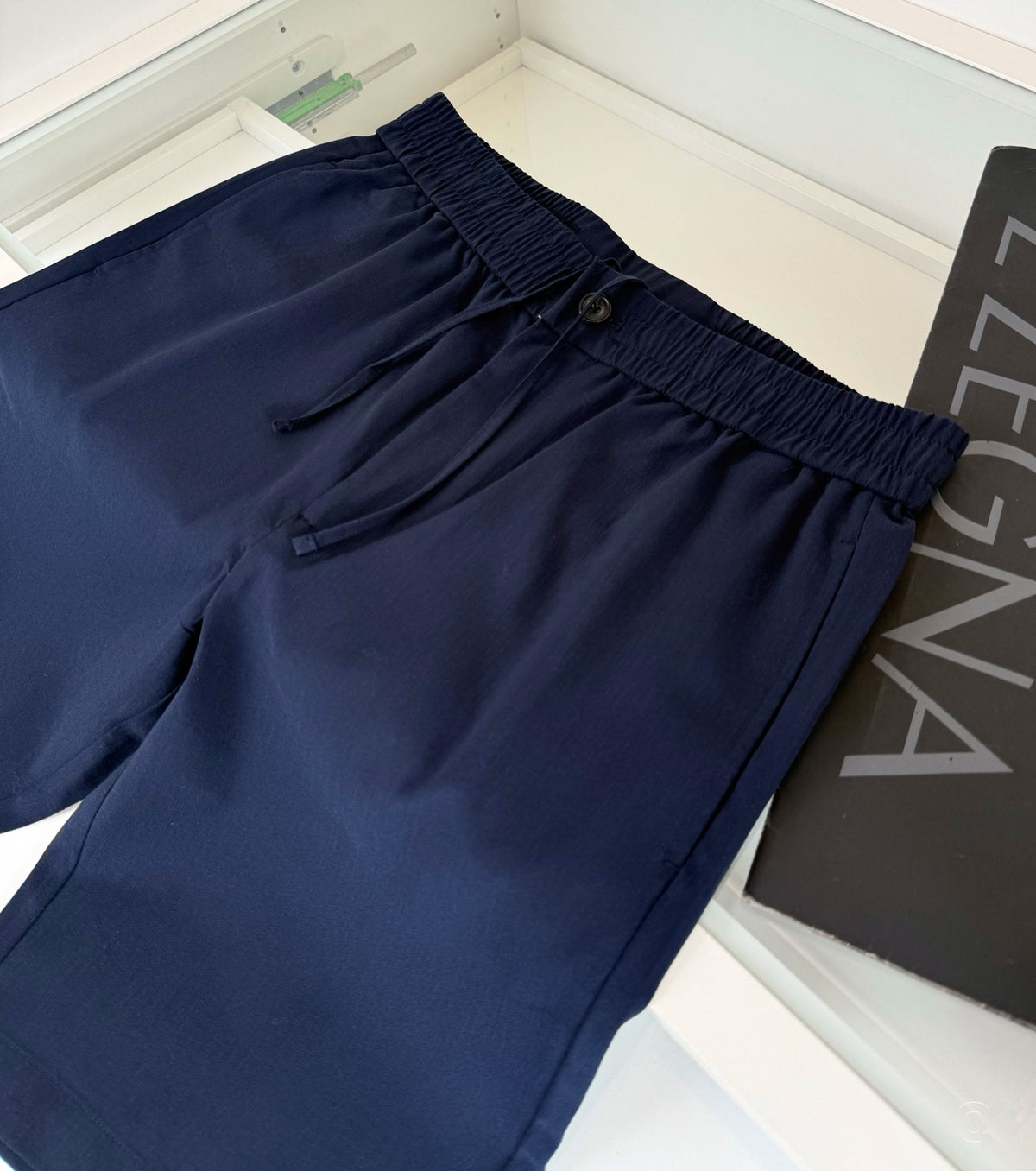 Men linen bermuda shorts
