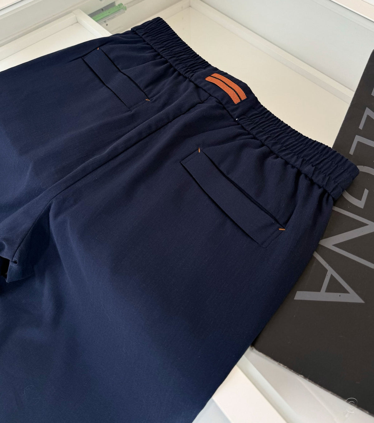 Men linen bermuda shorts