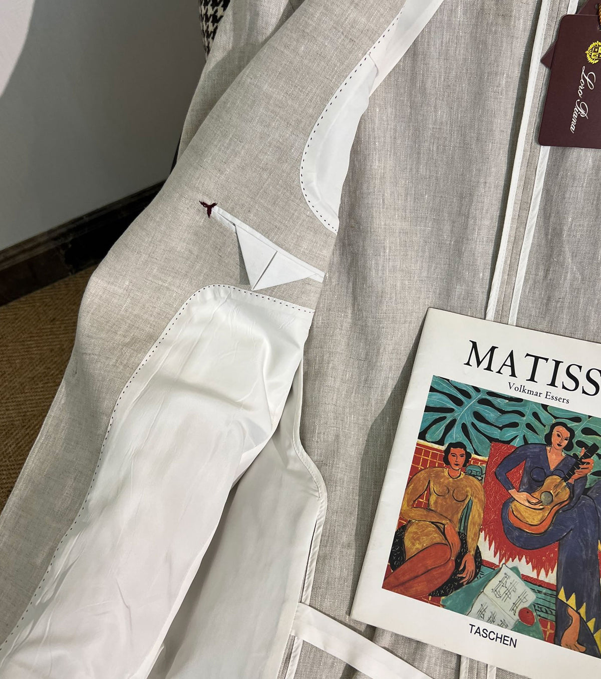 Men linen blazer