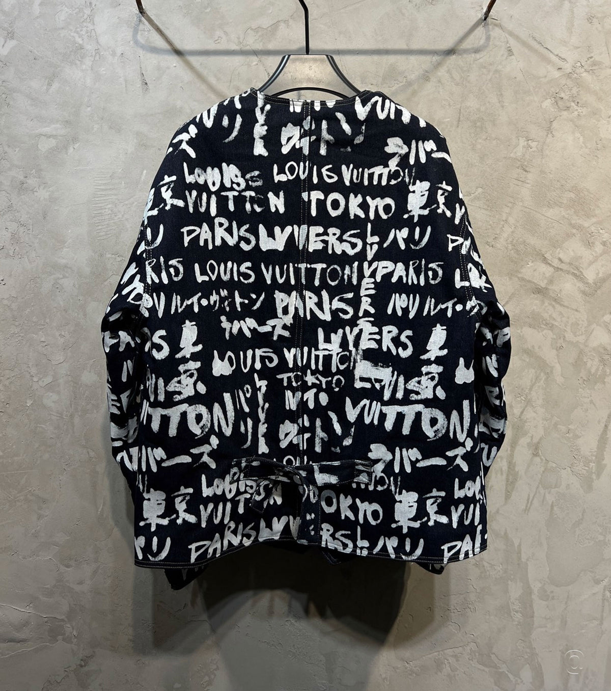 Men Printed Denim Jacket