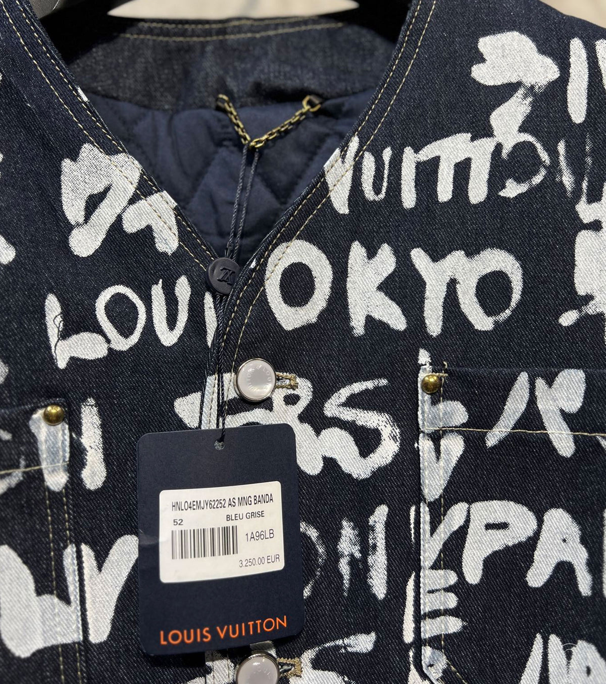 Men Printed Denim Jacket