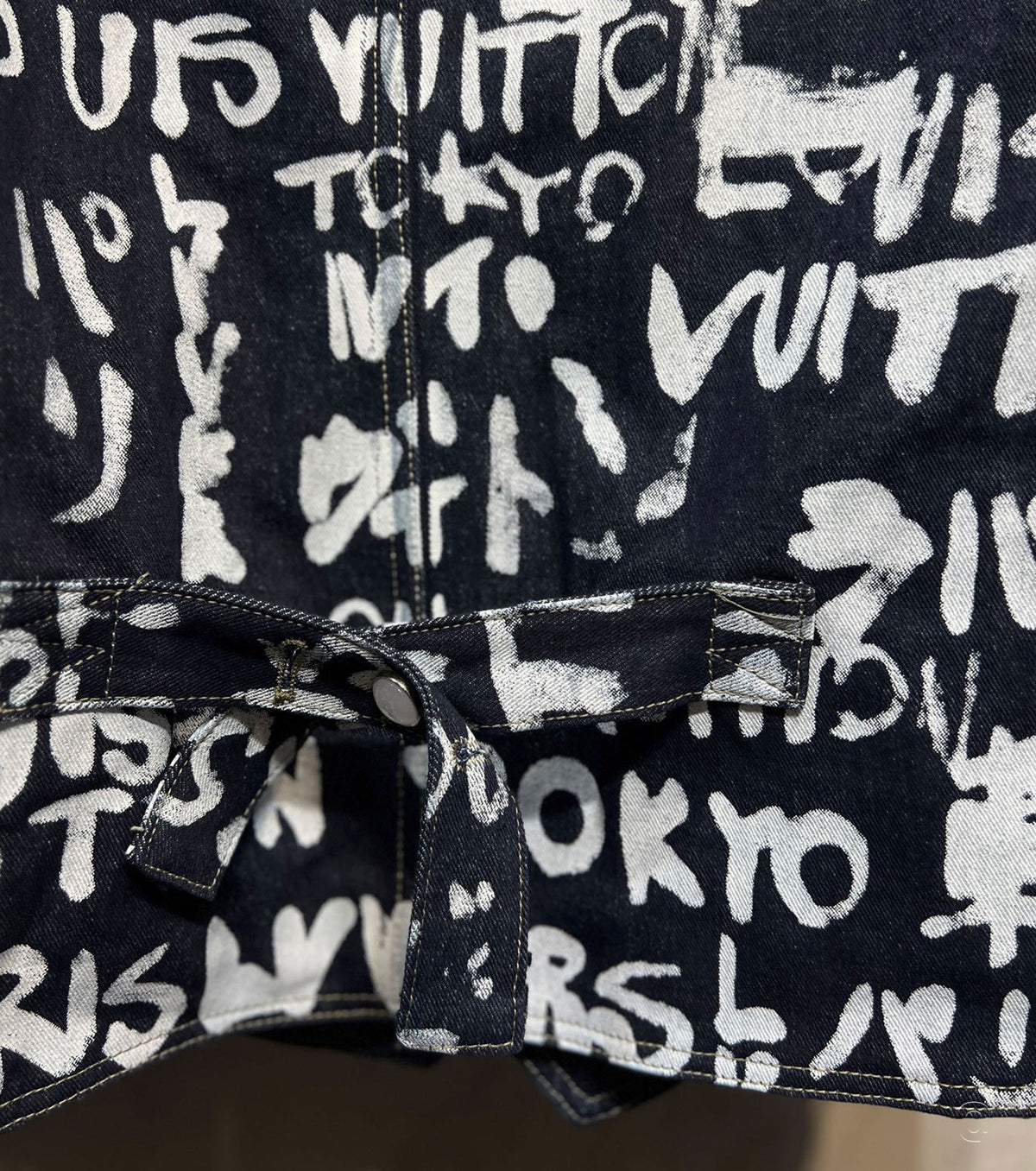 Men Printed Denim Jacket