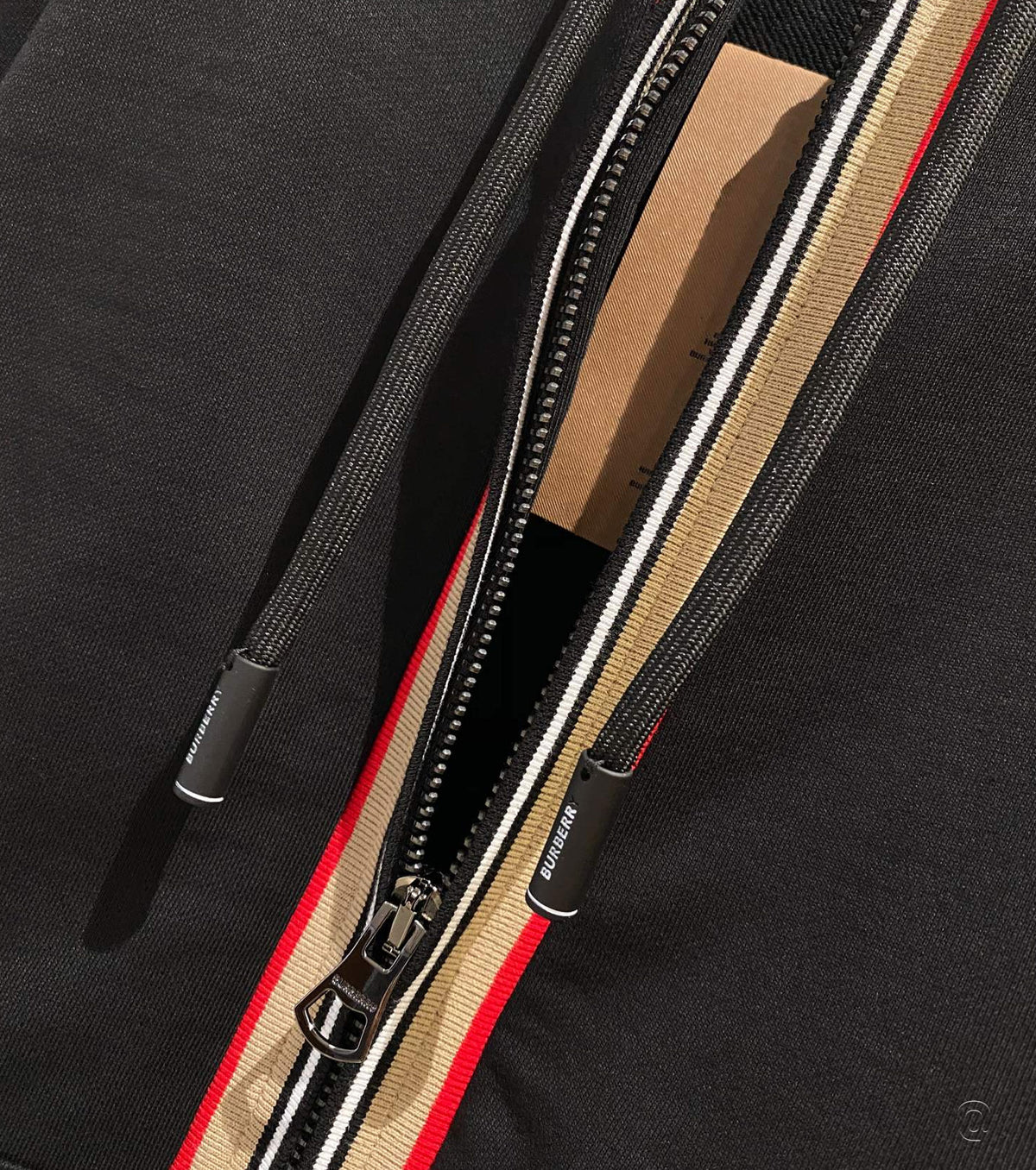 Icon Stripe Zip Hoodie