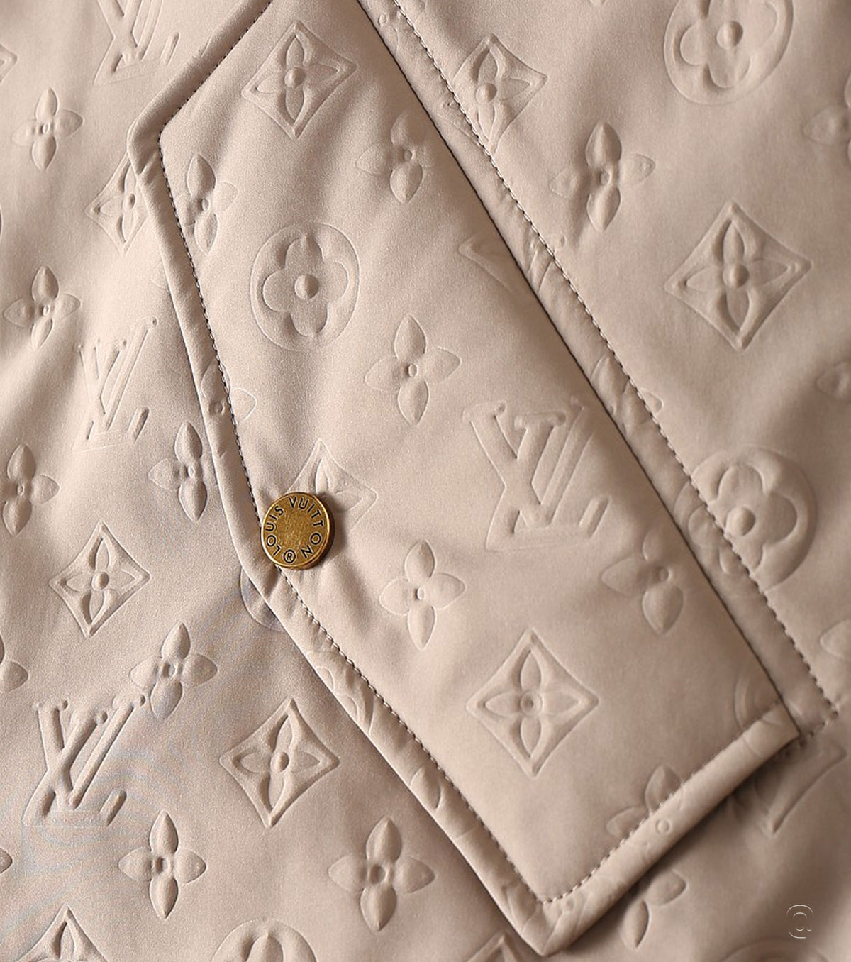 Мъжко монограм пухено яке