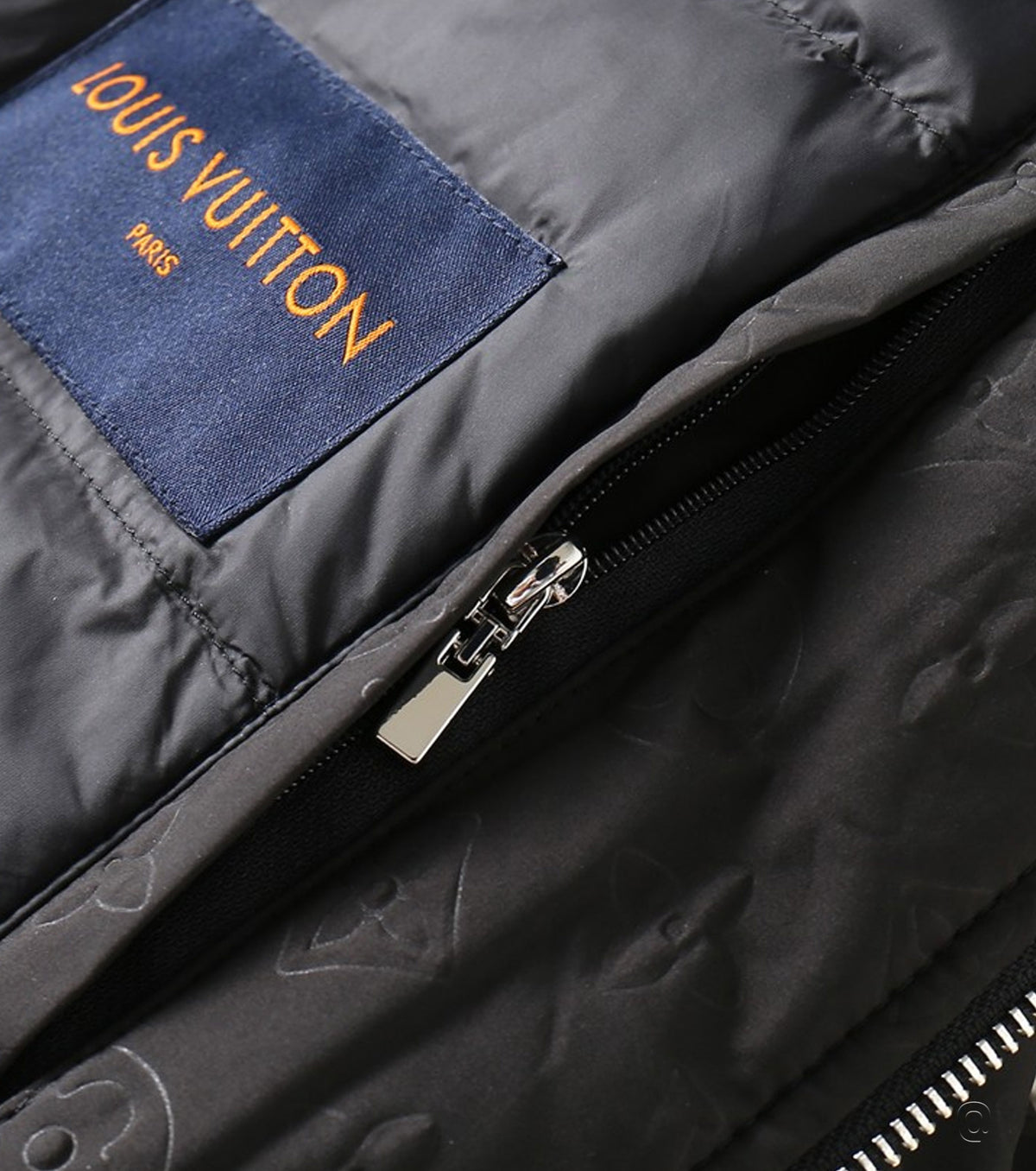 Мъжко монограм пухено яке