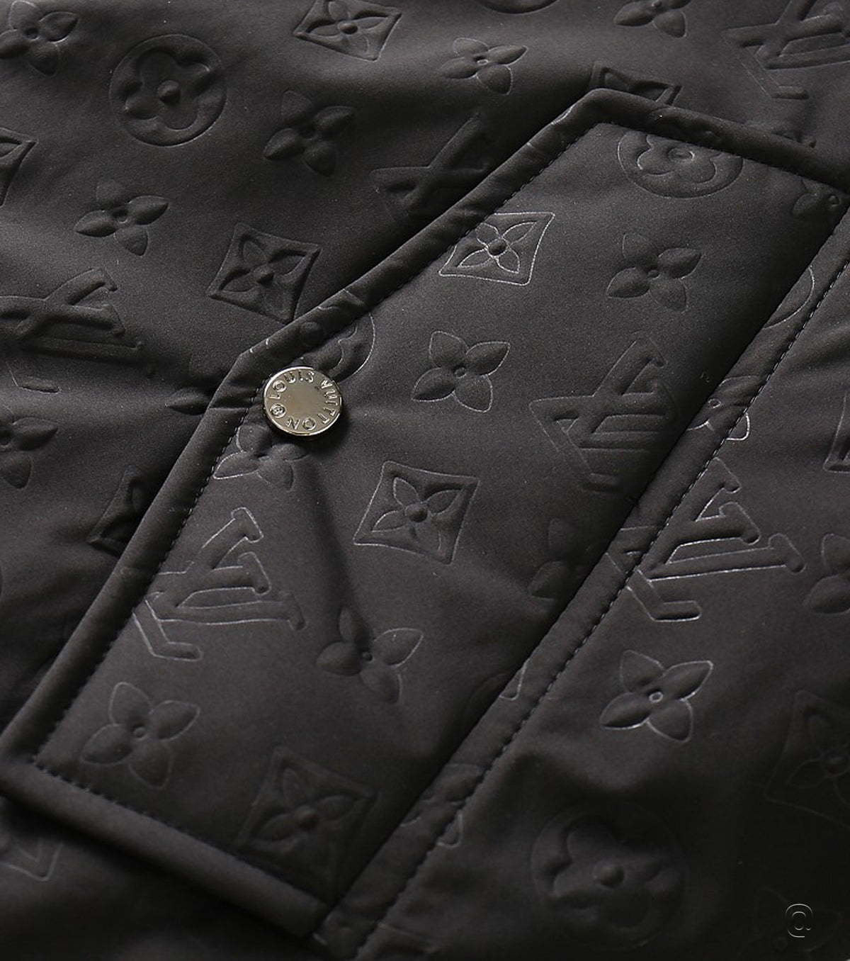 Мъжко монограм пухено яке