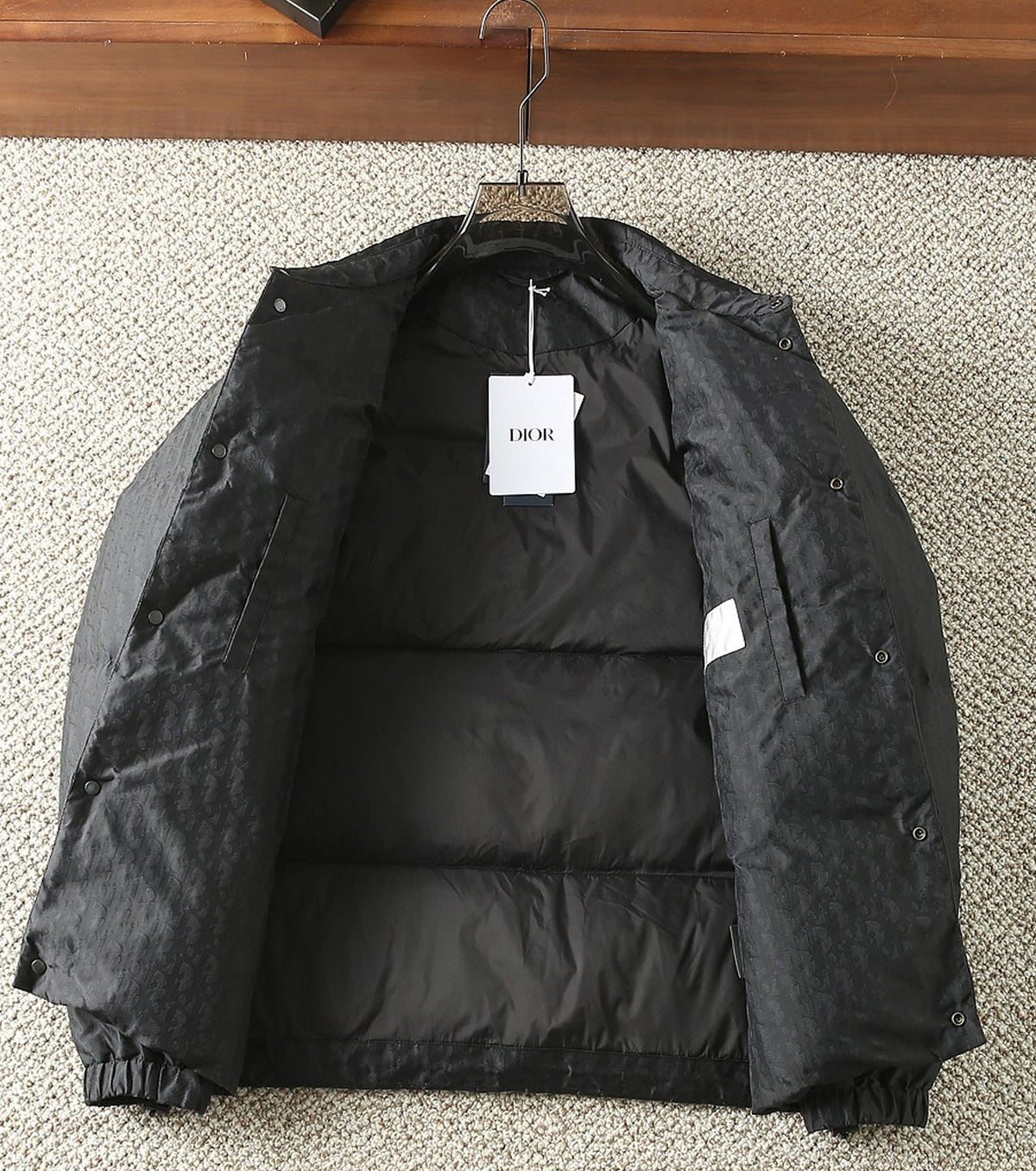 Жакардово пухено яке