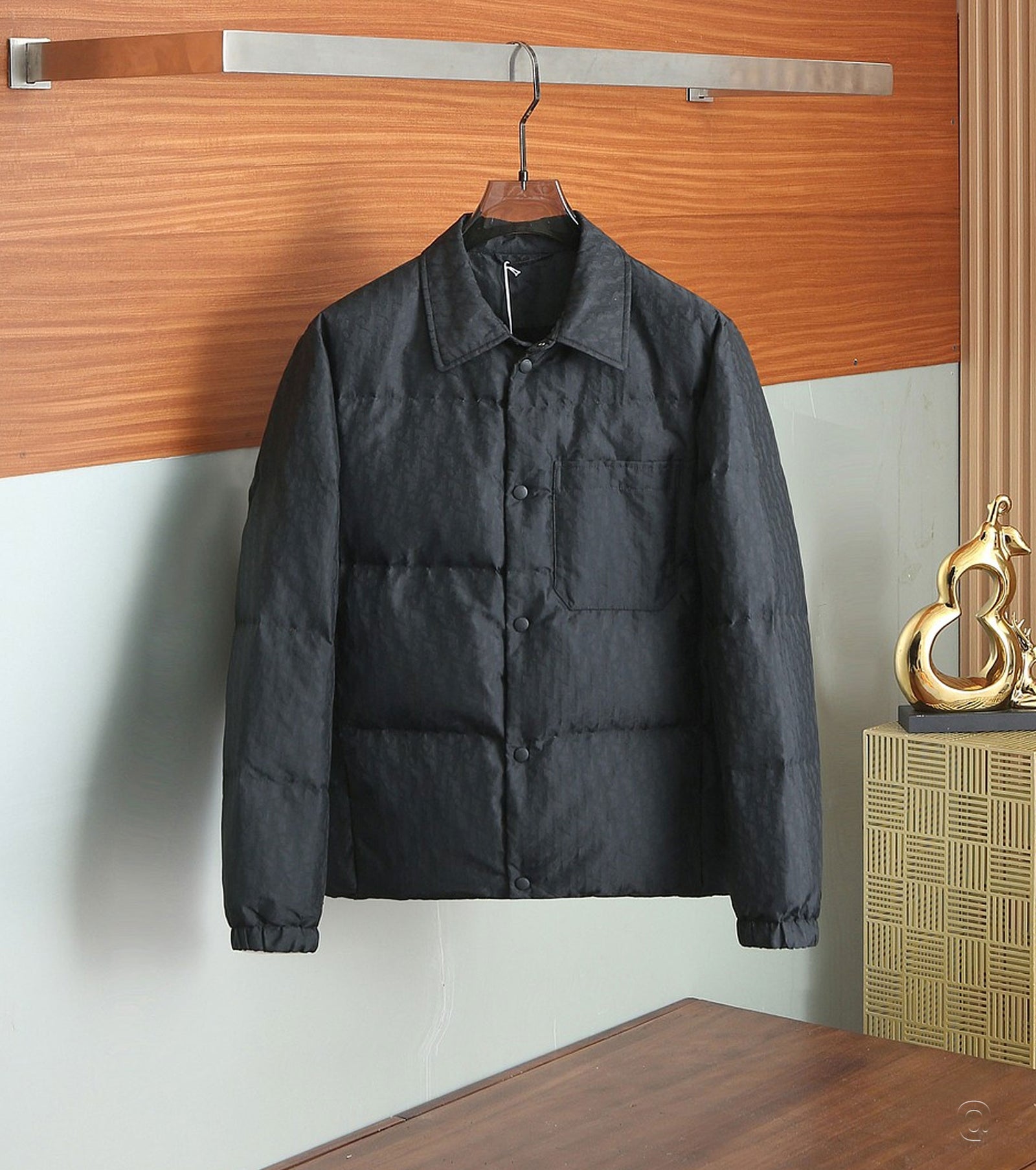 Жакардово пухено яке