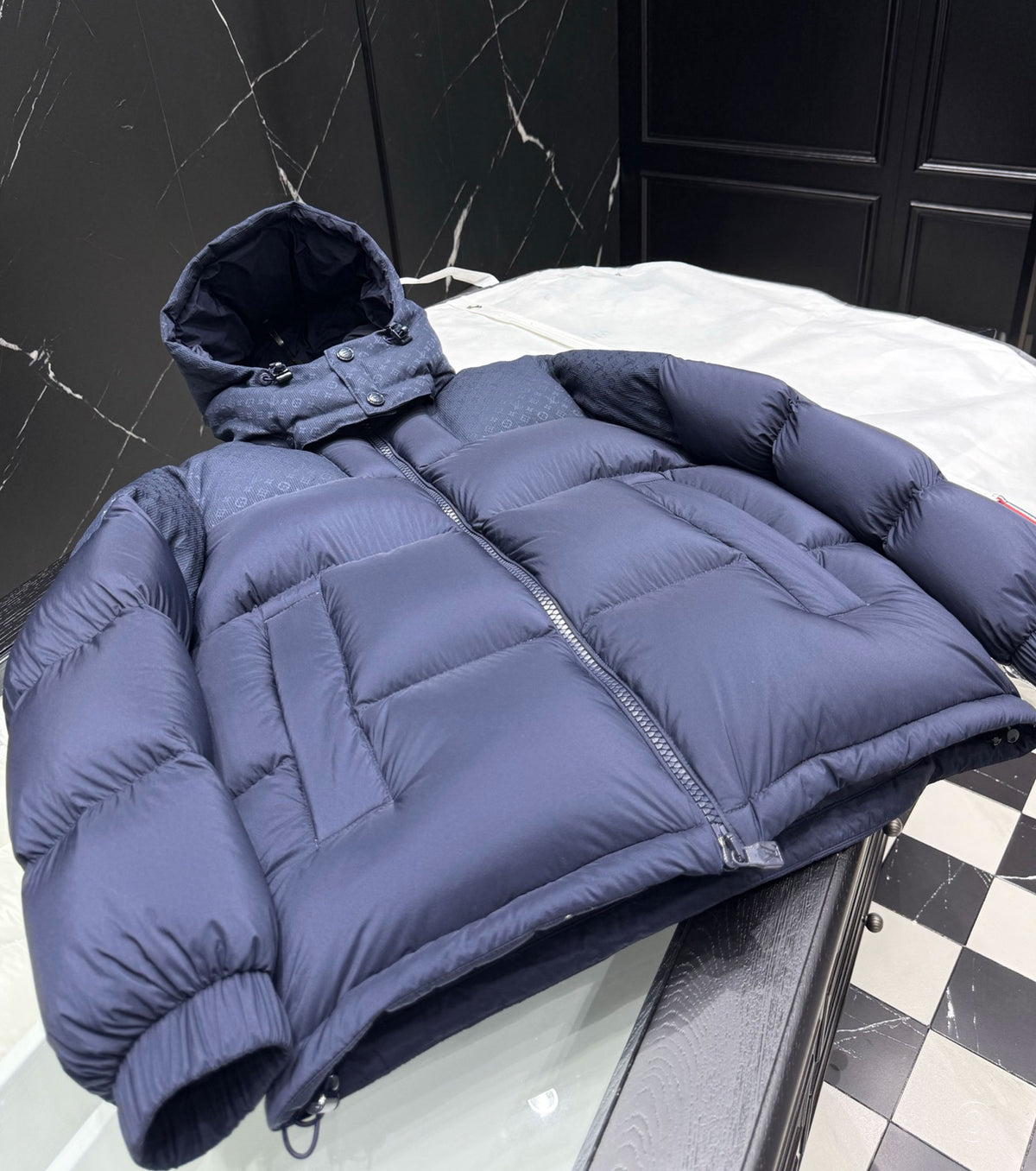 Placed Monogram down jacket