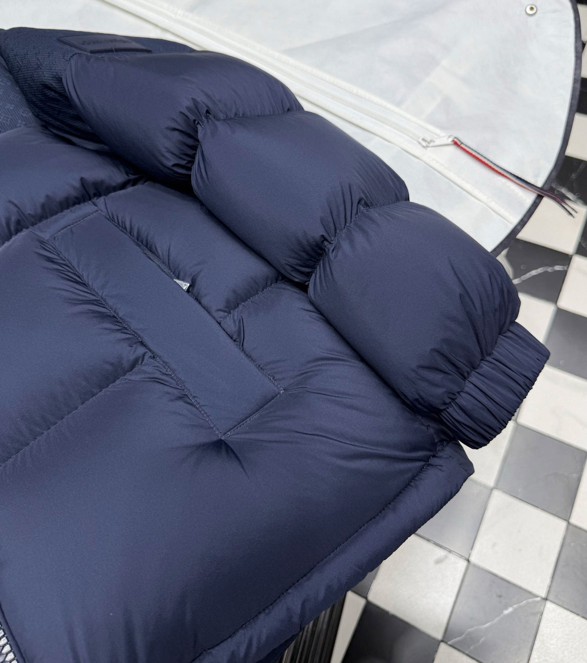 Placed Monogram down jacket