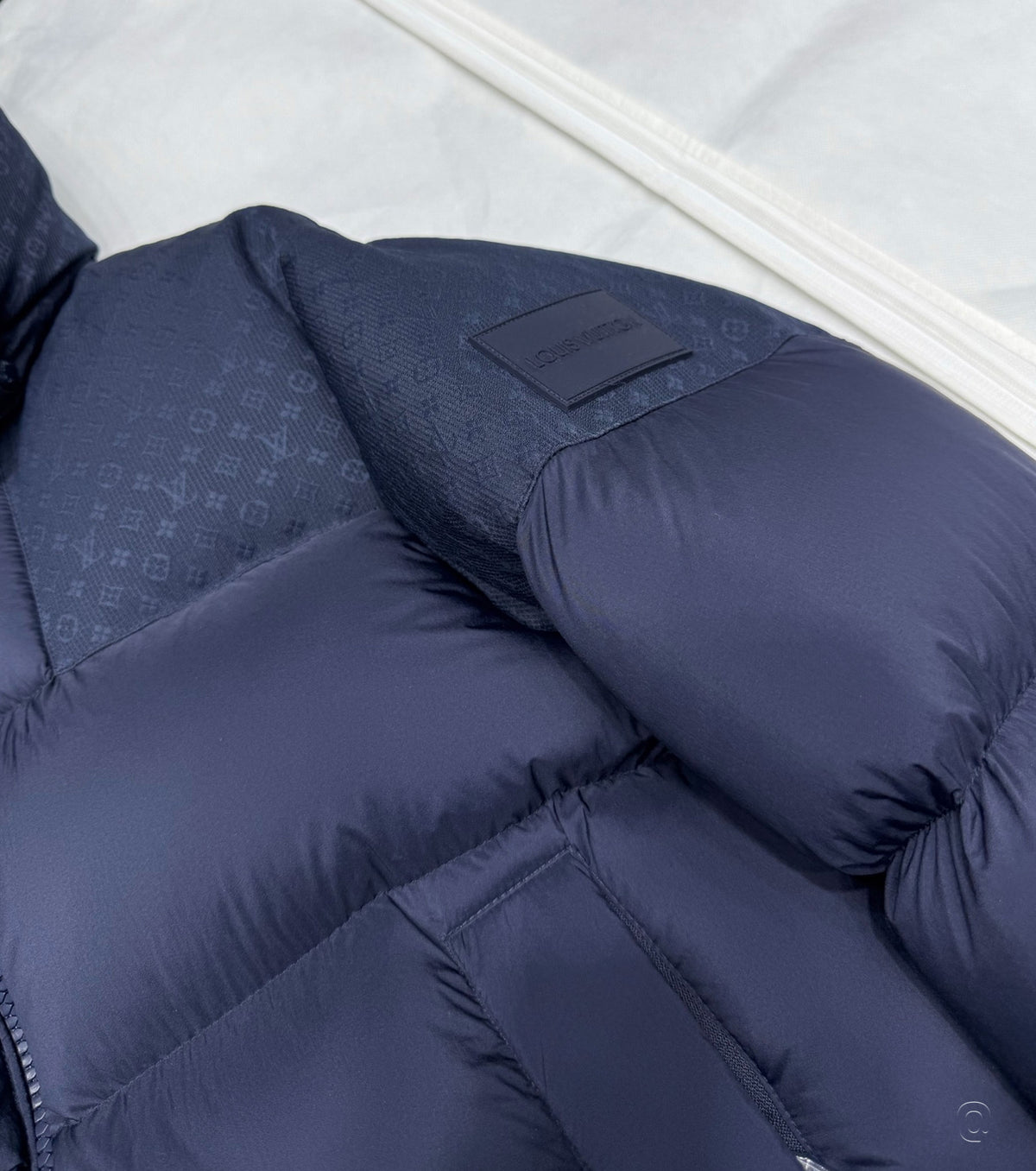 Placed Monogram down jacket