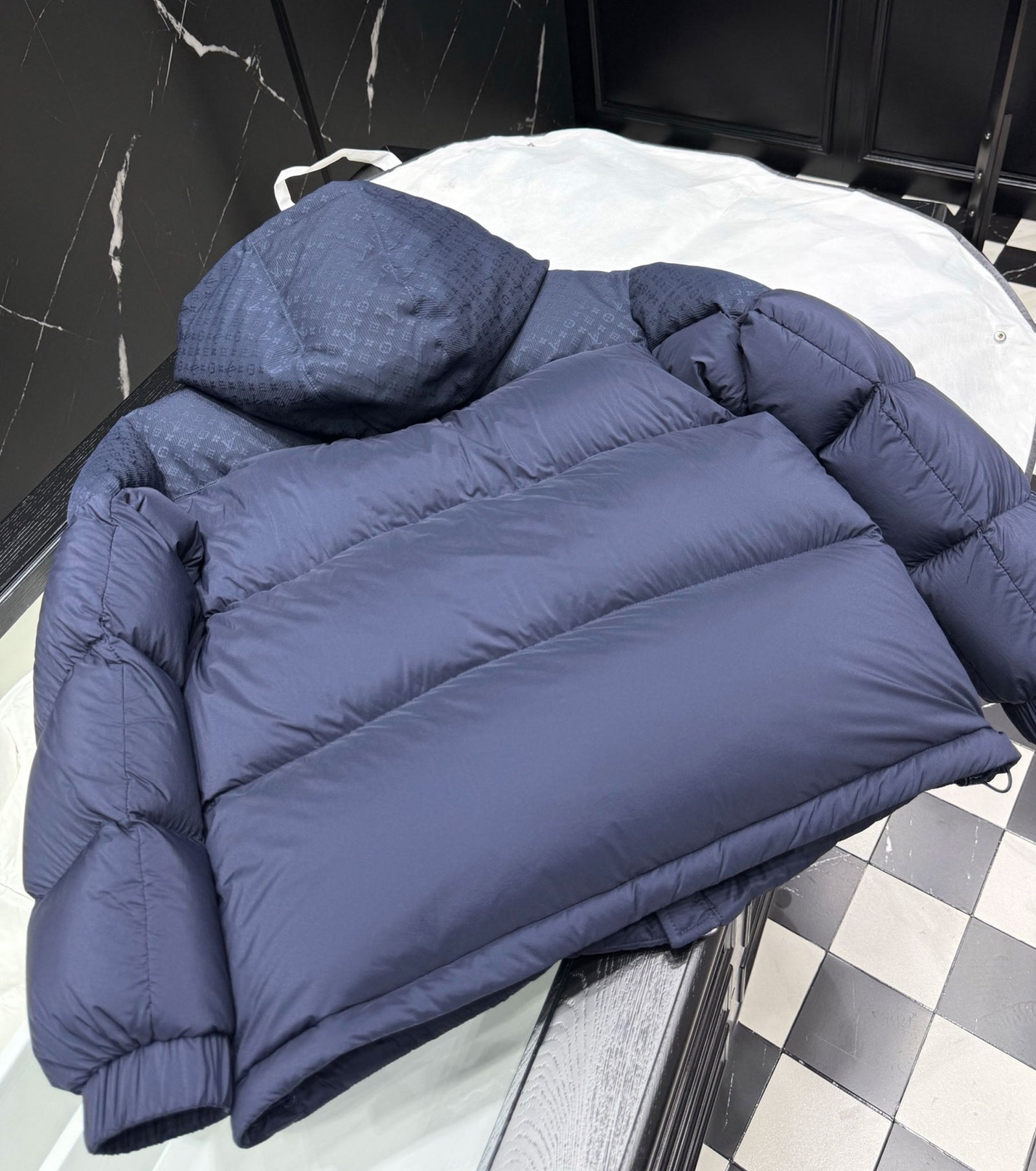 Placed Monogram down jacket