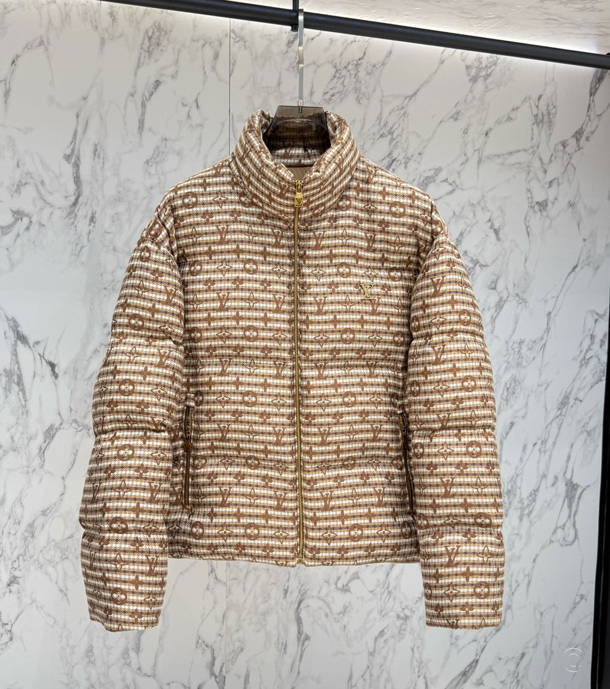 Мъжко жакардово пухено яке