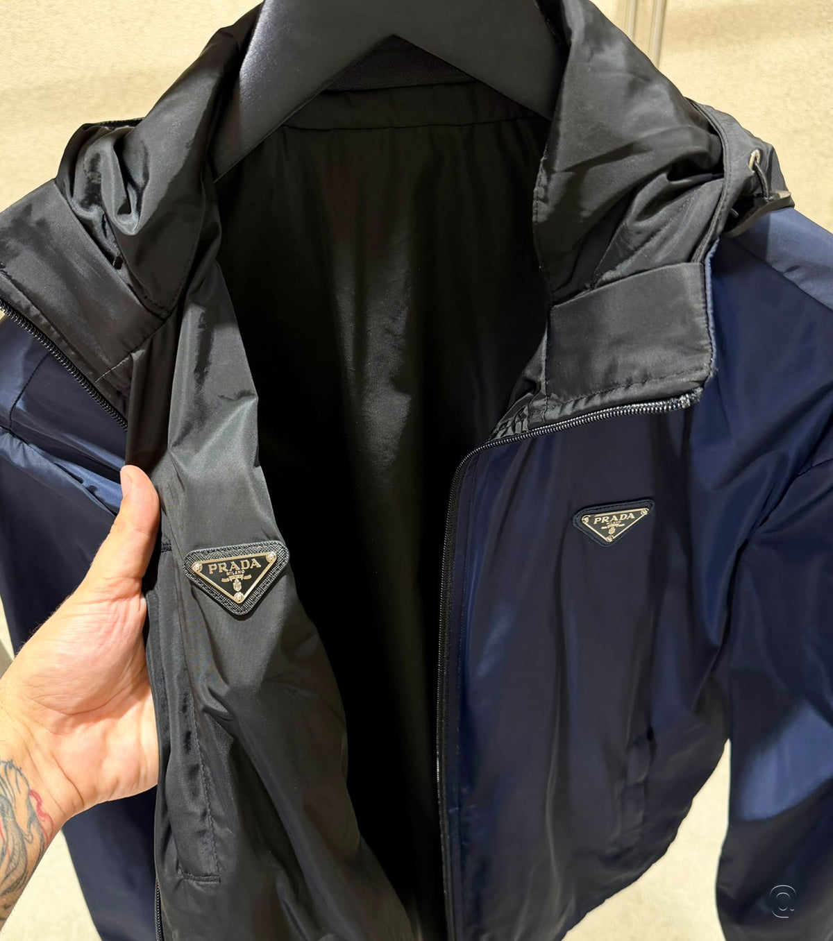 Men reversible jacket