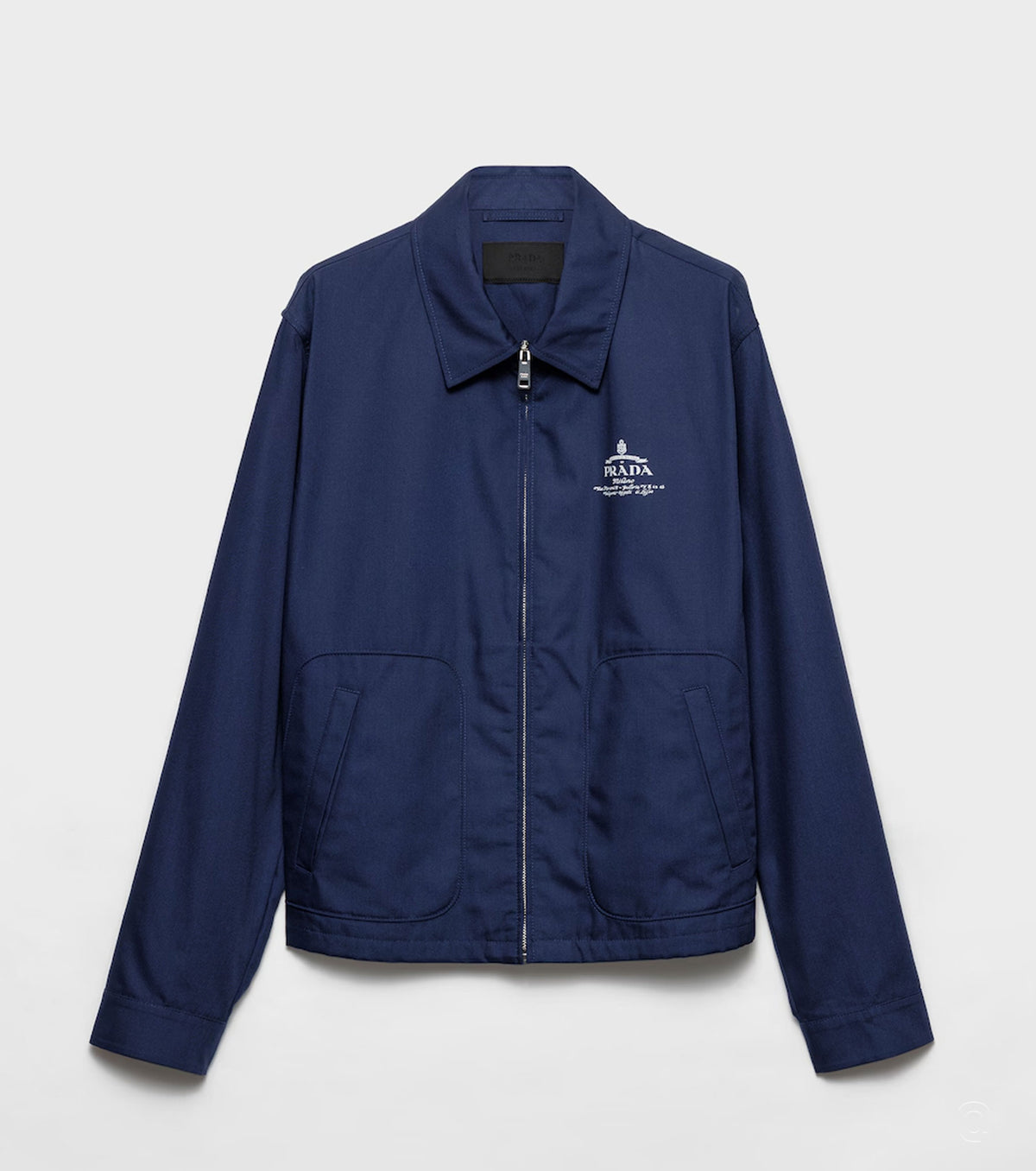 Cotton blend blouson jacket PRA8114