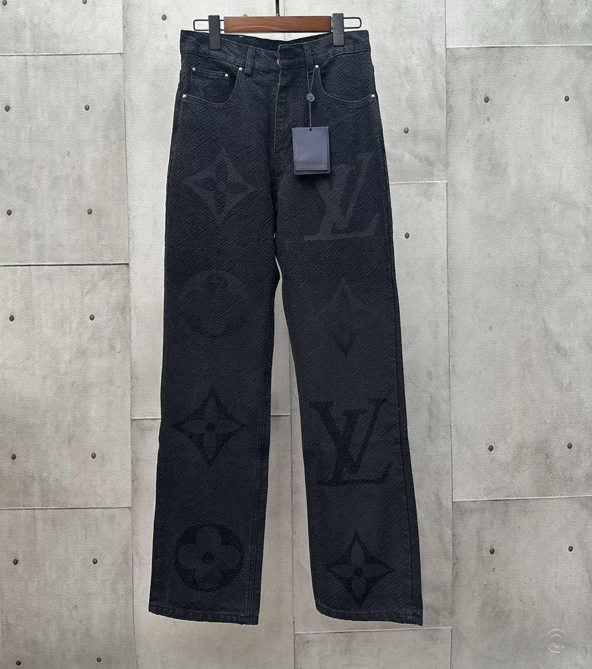 Monogram Denim Pants