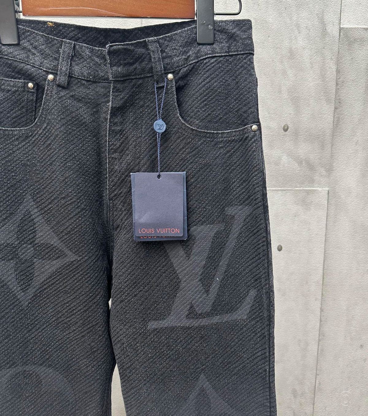 Monogram Denim Pants