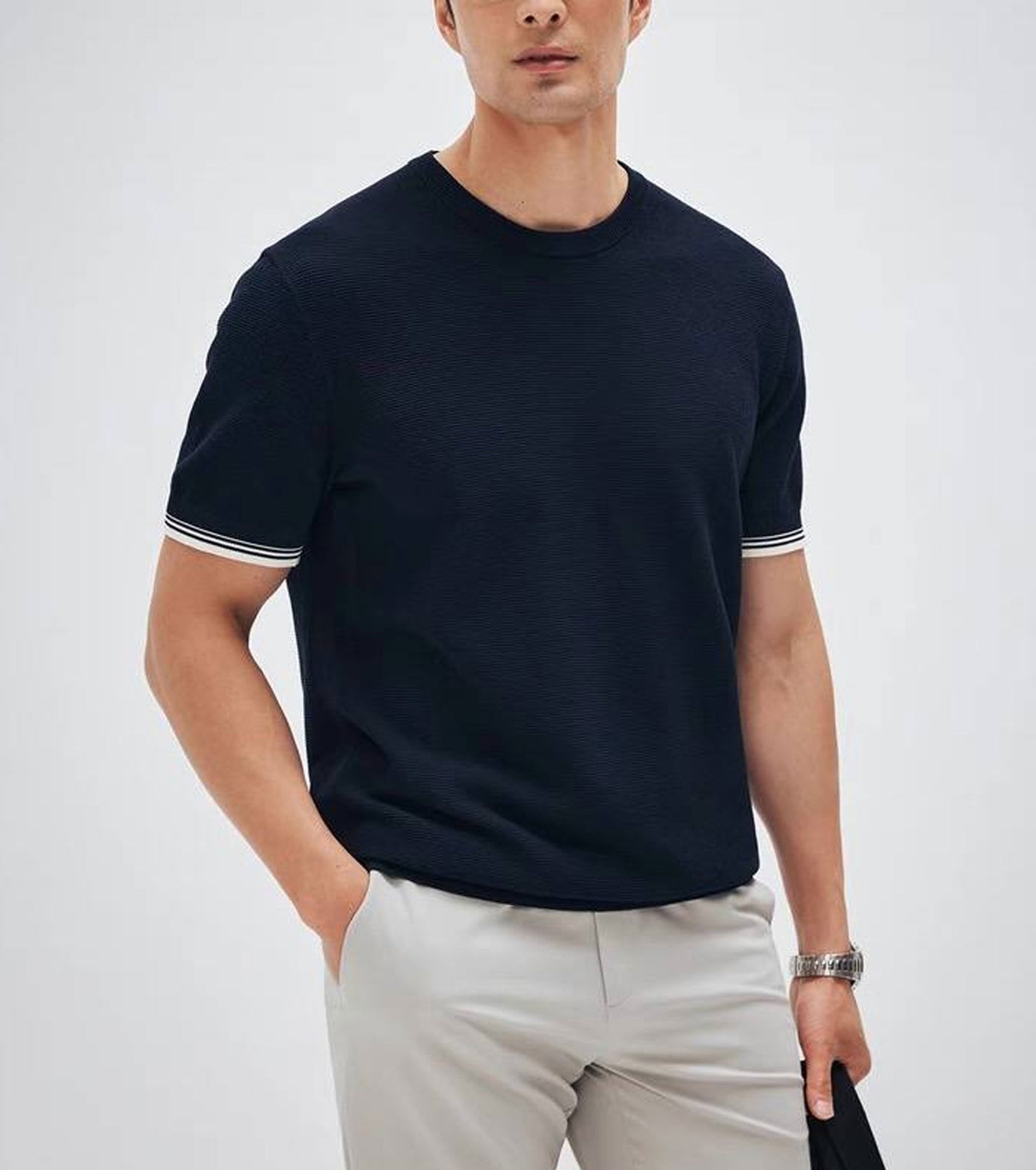 Фино плетена тениска