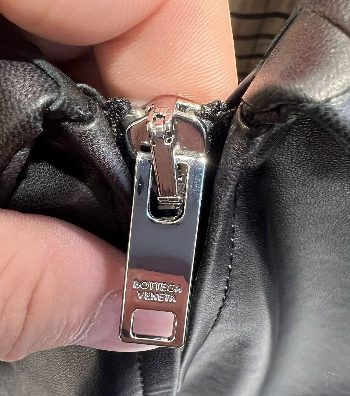 Мъжки бомбър естествена кожа