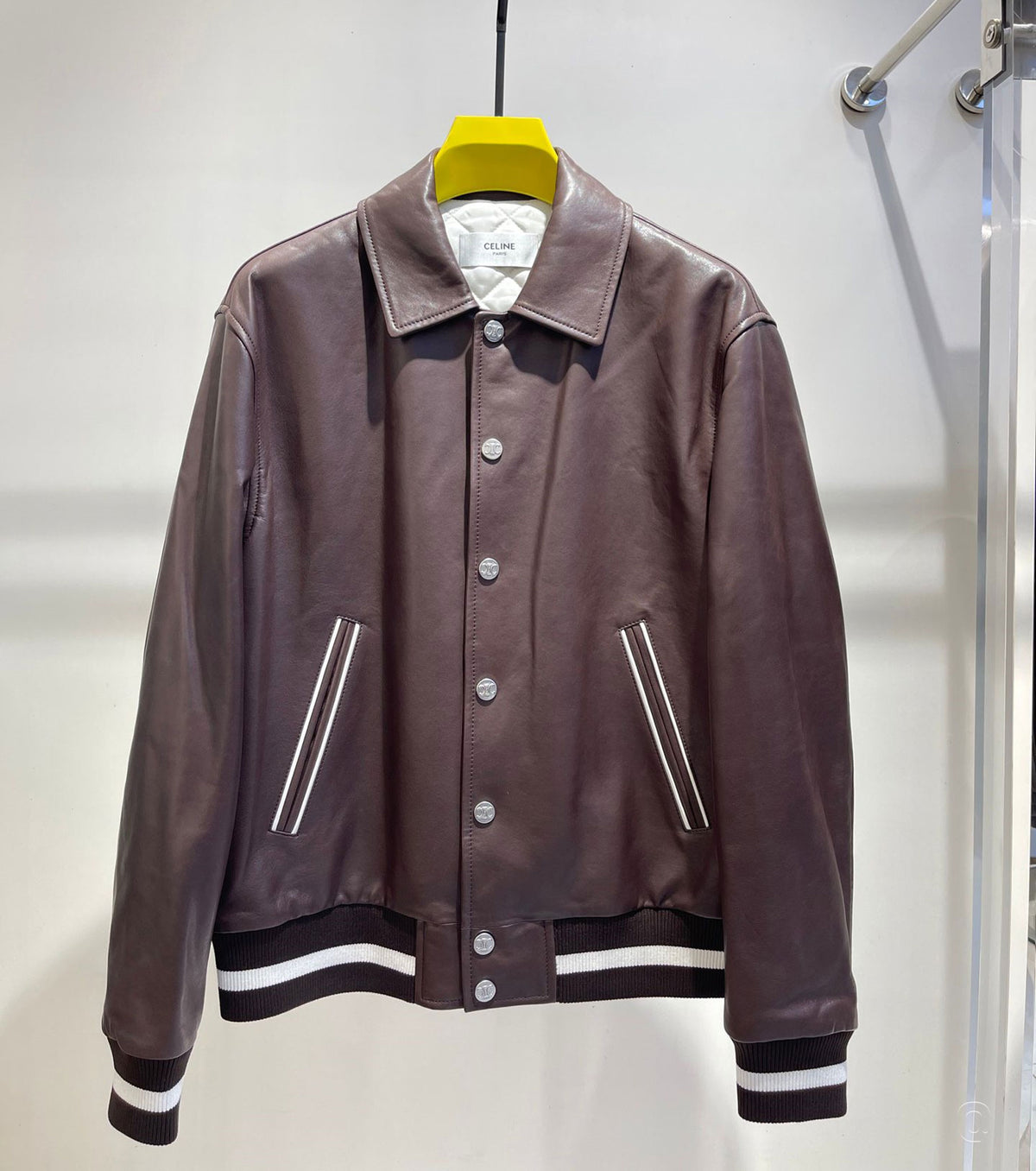 Мъжко кожен бомбър