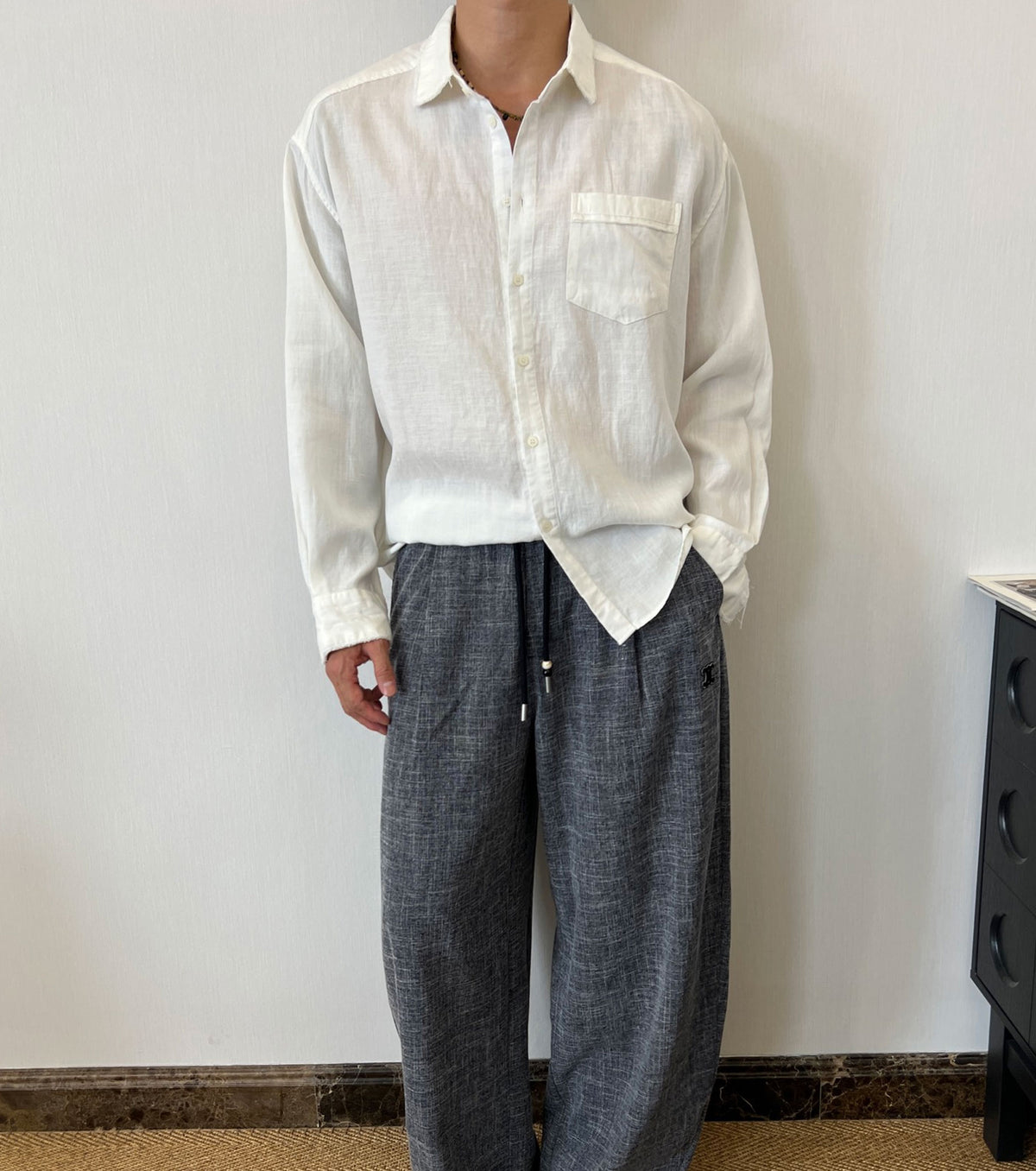 Men tencel shirt