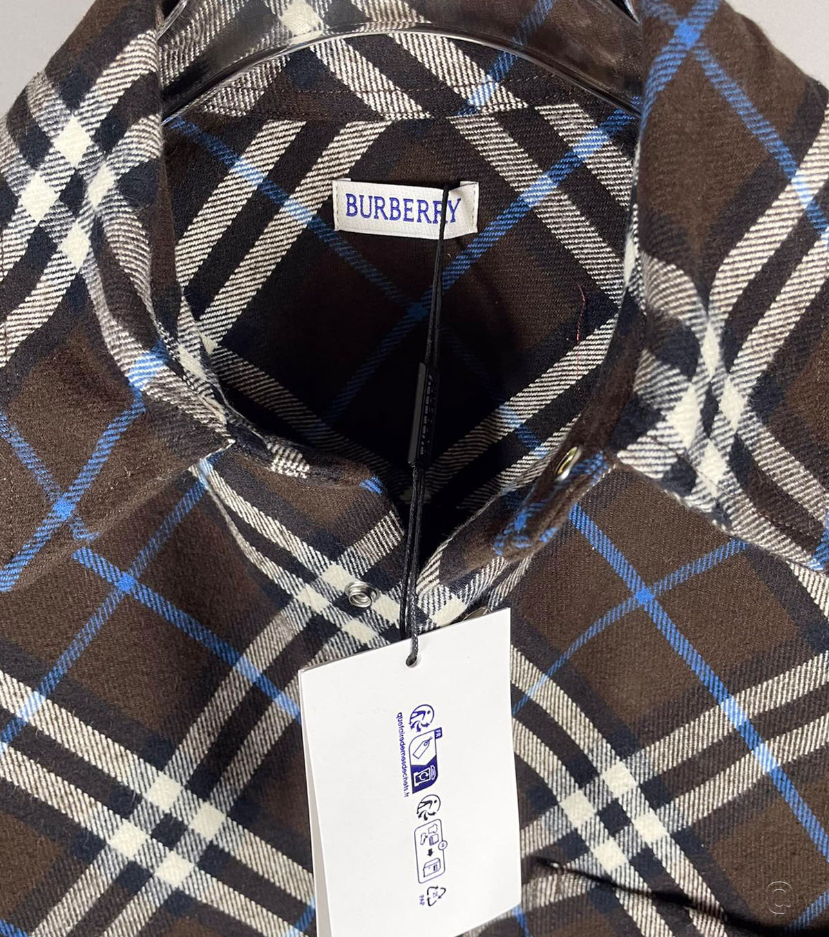Check-pattern shirt