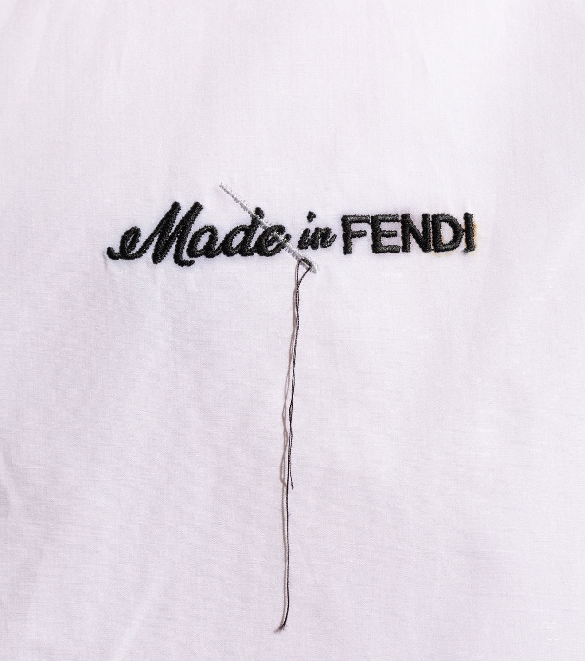 Риза от поплин с бродирано лого FN2046