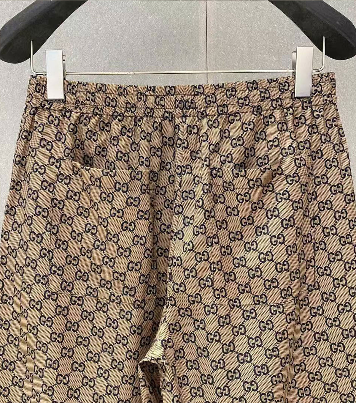 Printed Silk Twill Shorts