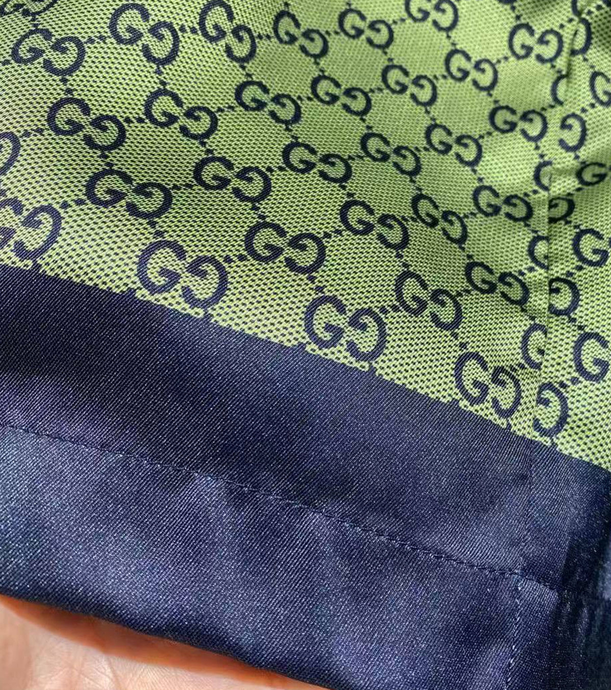 Printed Silk Twill Shorts