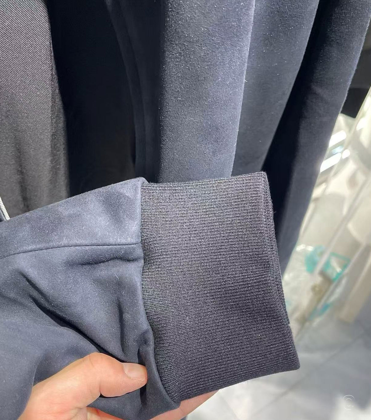 Мъжки бомбър велур