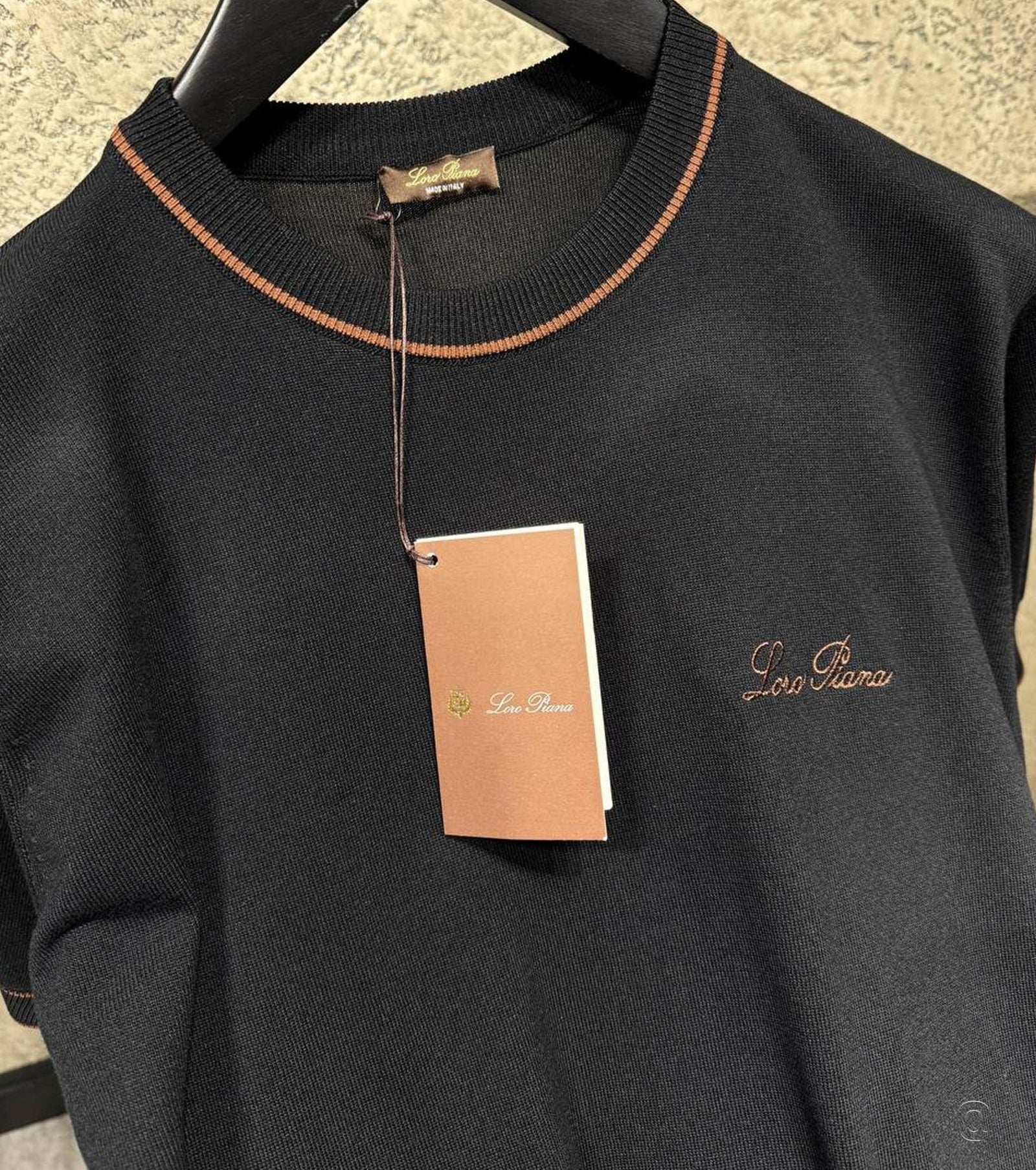 Мъжки пуловер с къс ръкав S24-LOR004