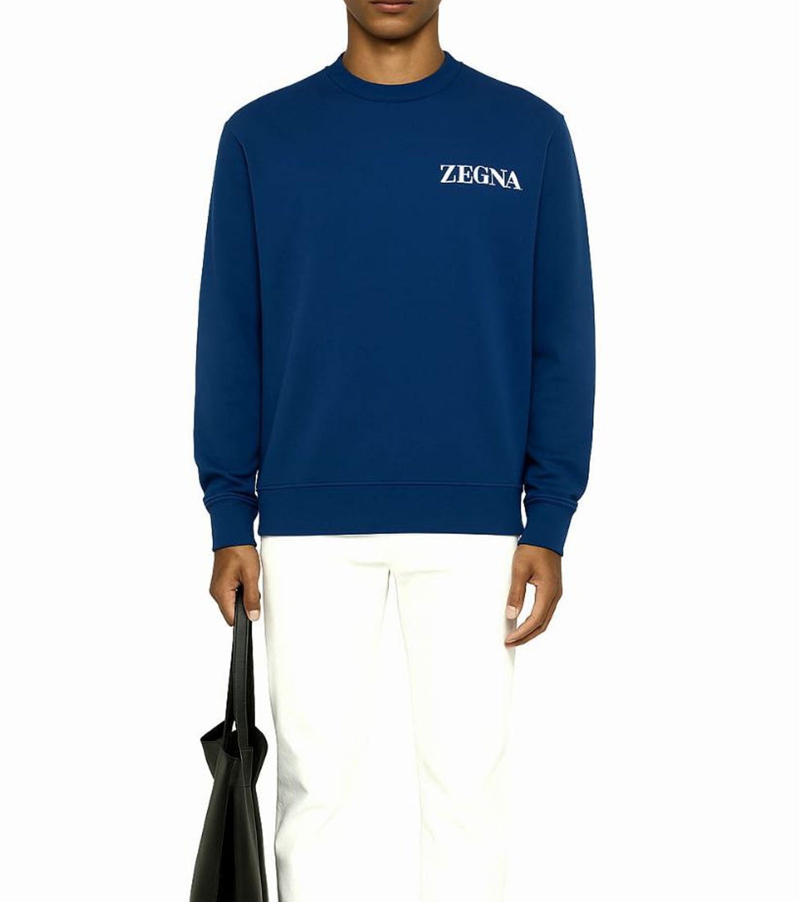 Rubberised-logo sweatshirt ZEG2520