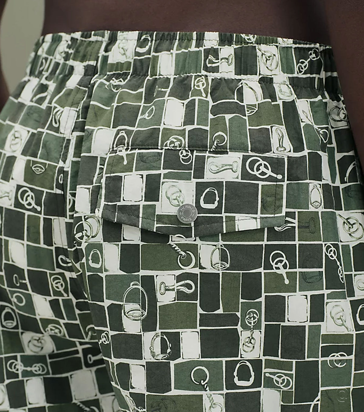 "Mosaique Equestre" swim trunks 26-8357