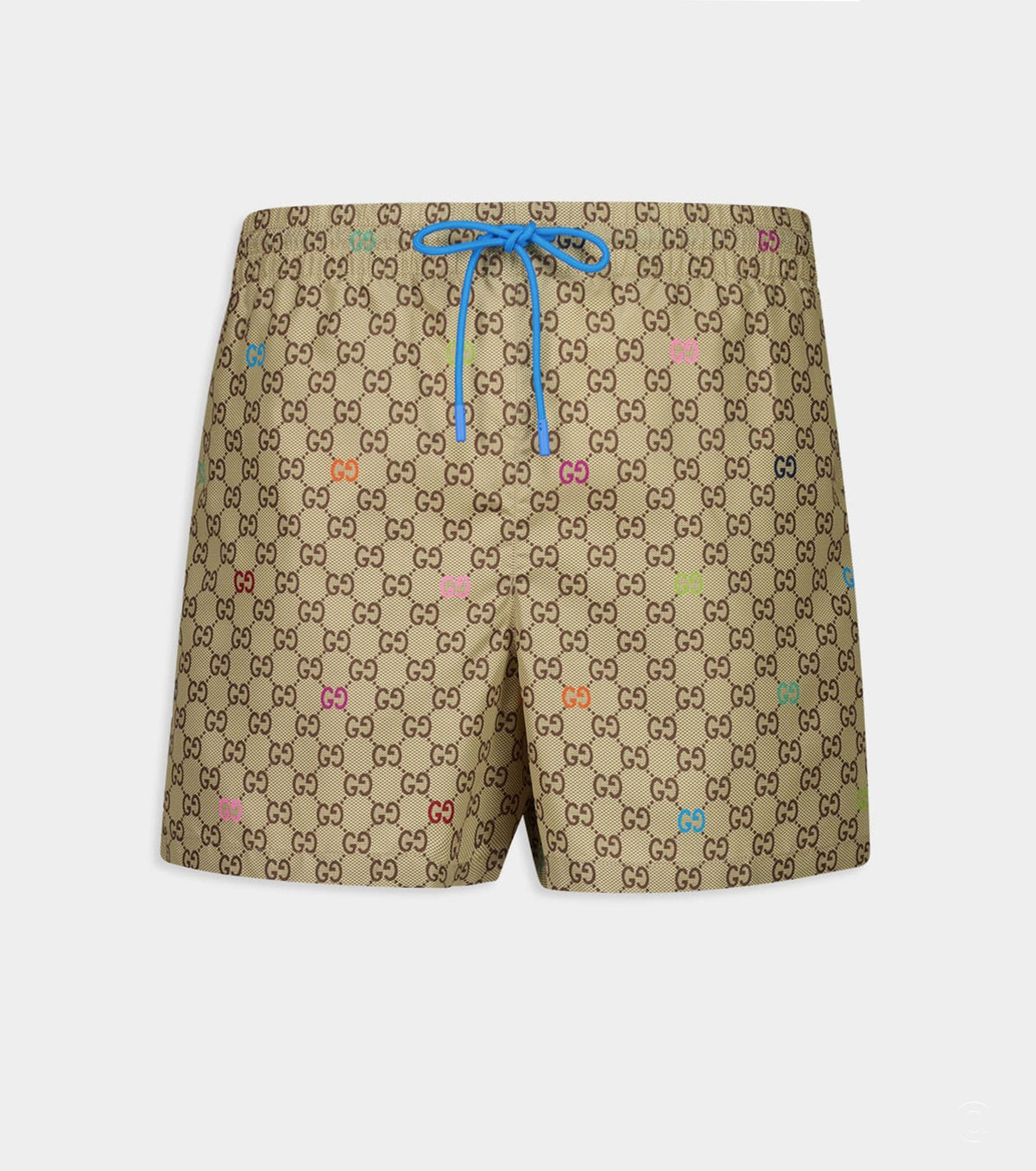 Beige GG Print Technical Swim Shorts 26-8361