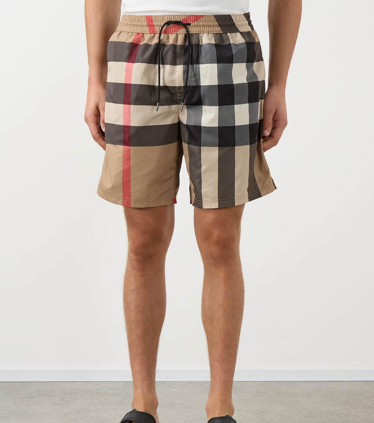 Guildes Check Drawstring Swim Shorts 26-8390