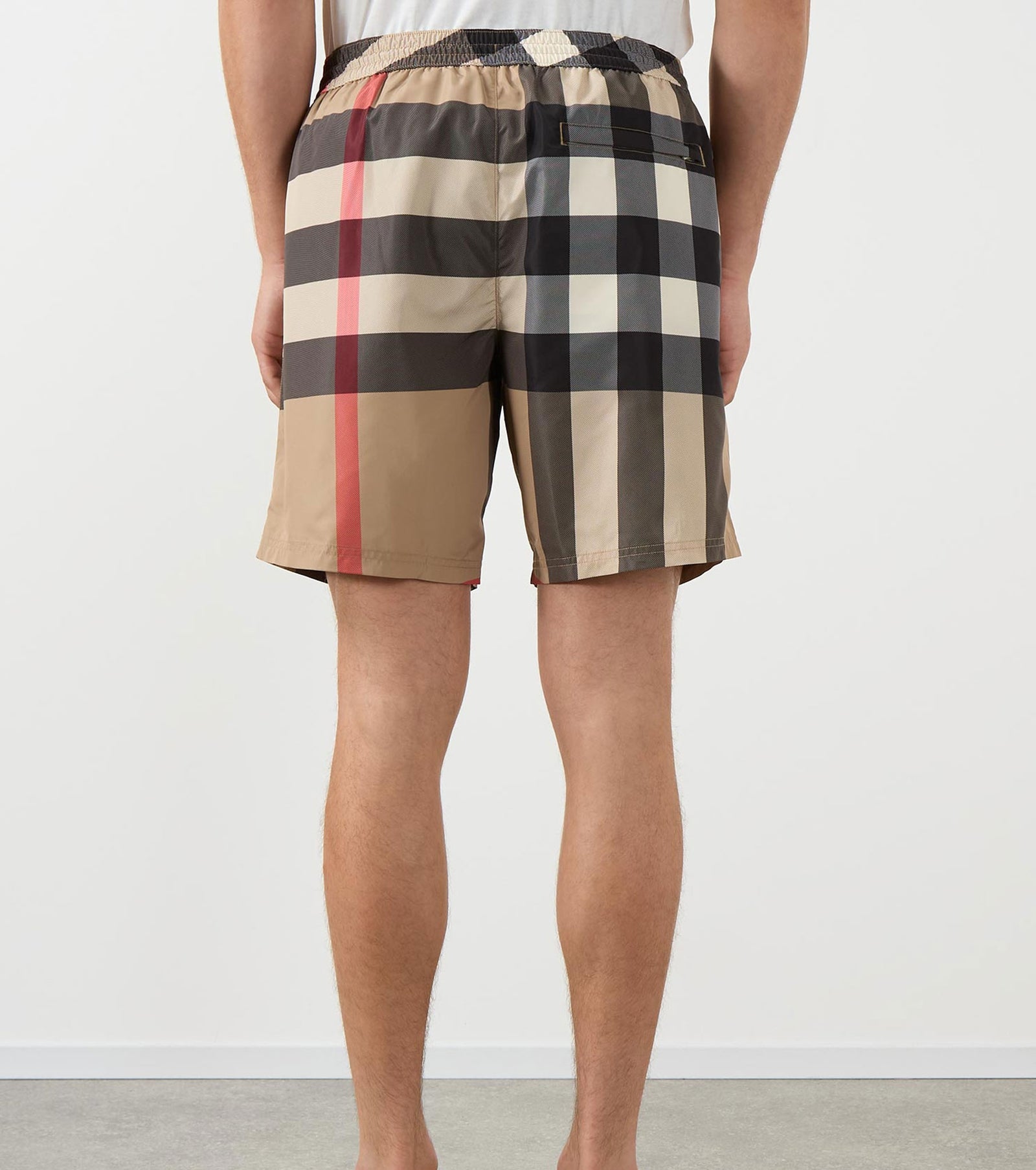Guildes Check Drawstring Swim Shorts 26-8390