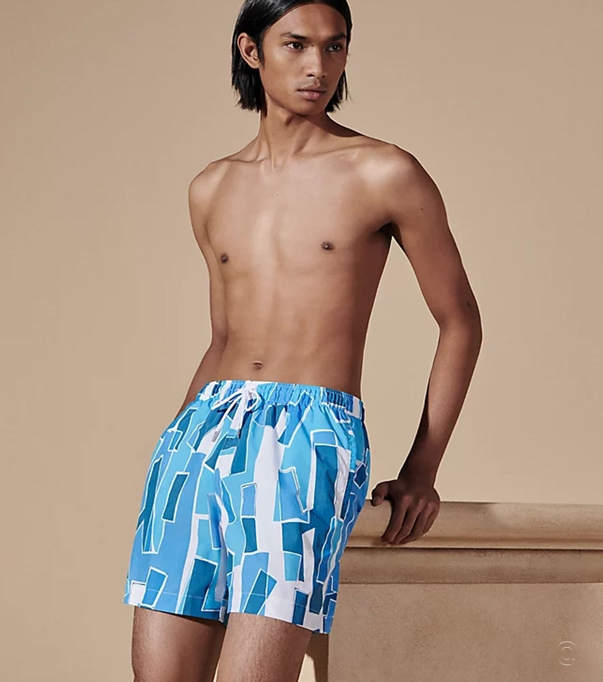 "Decoupage de H" swim trunks 26-8358