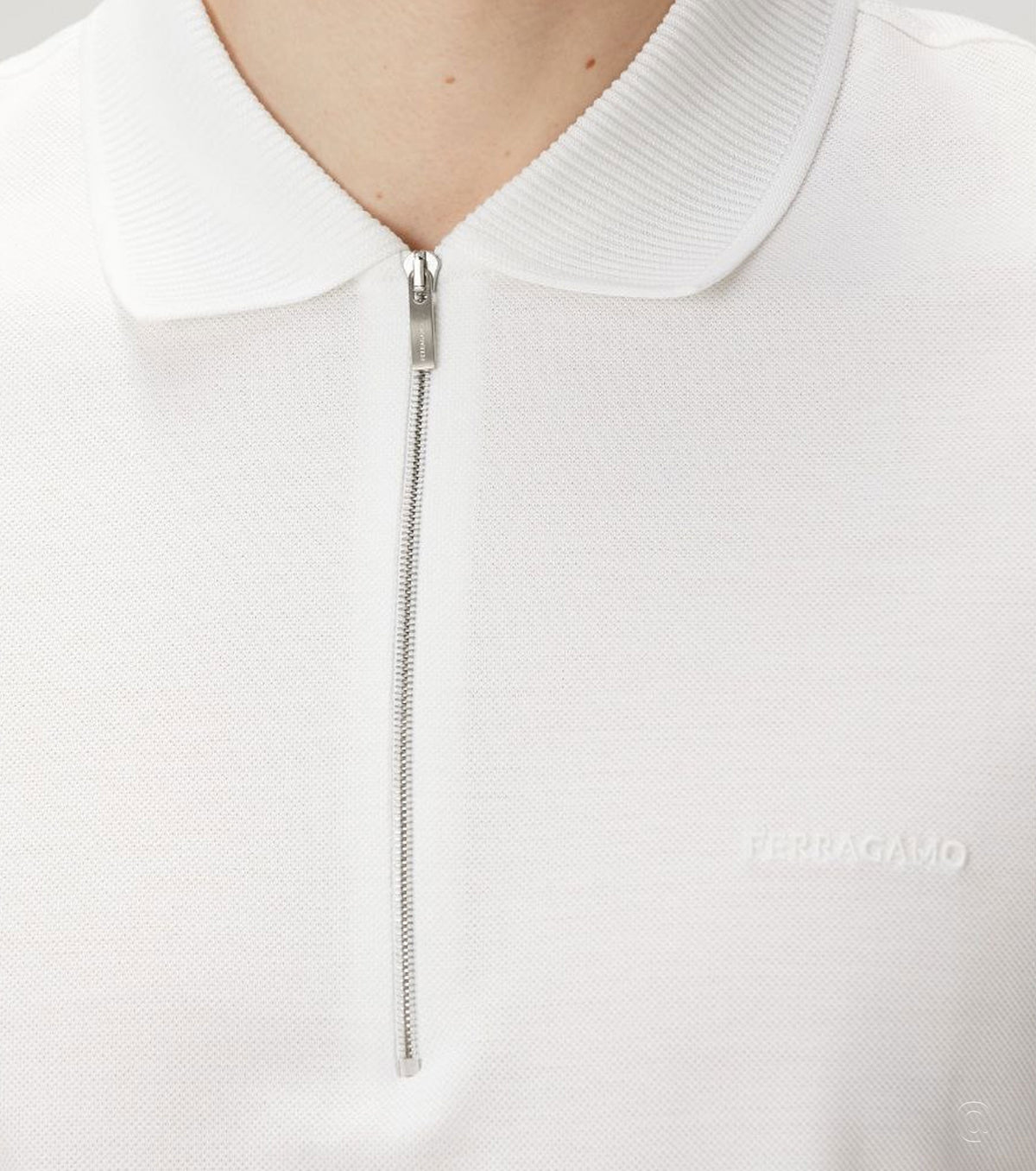 Поло с цип яка SF7015