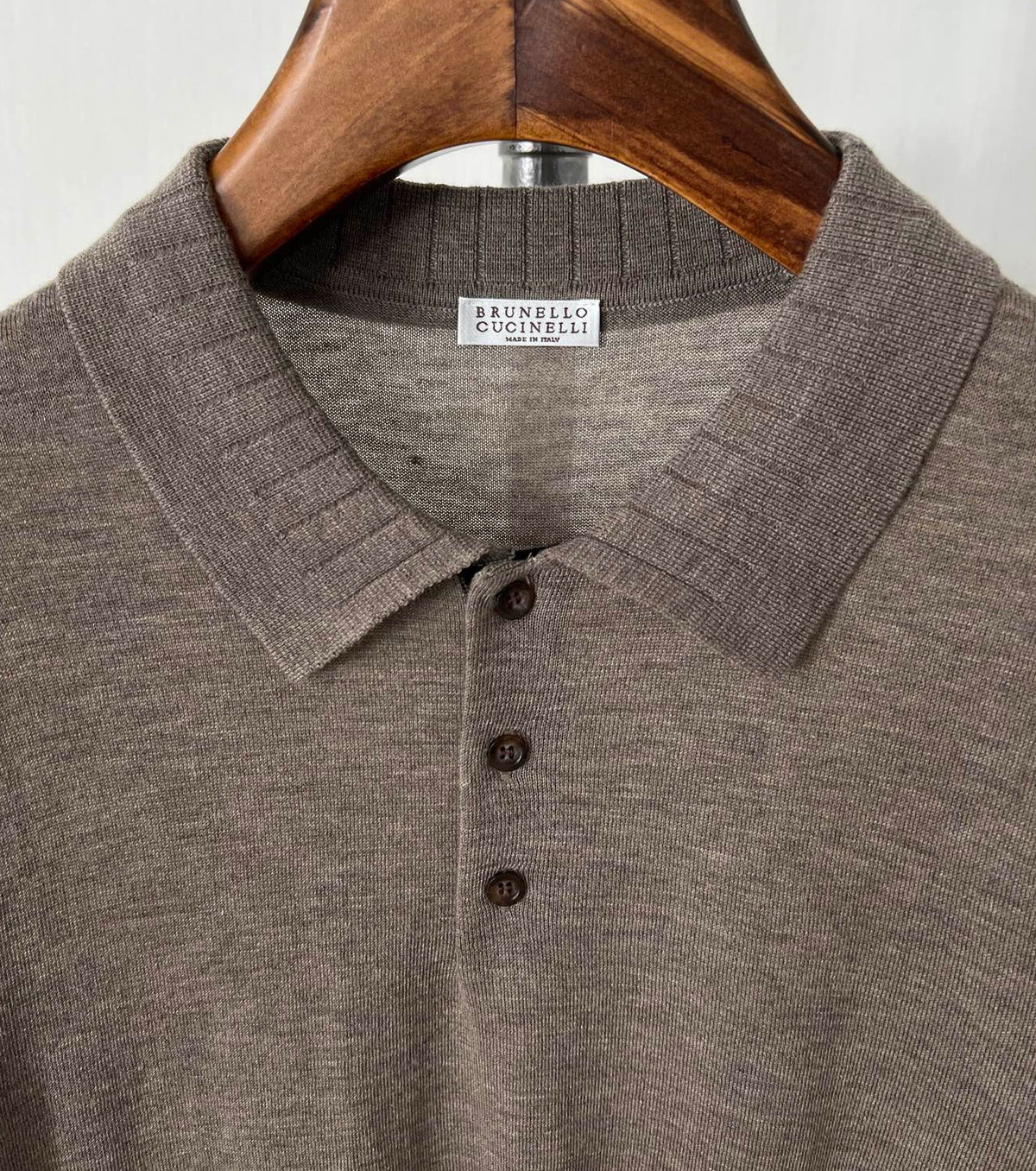 Men fine knitted T-shirt