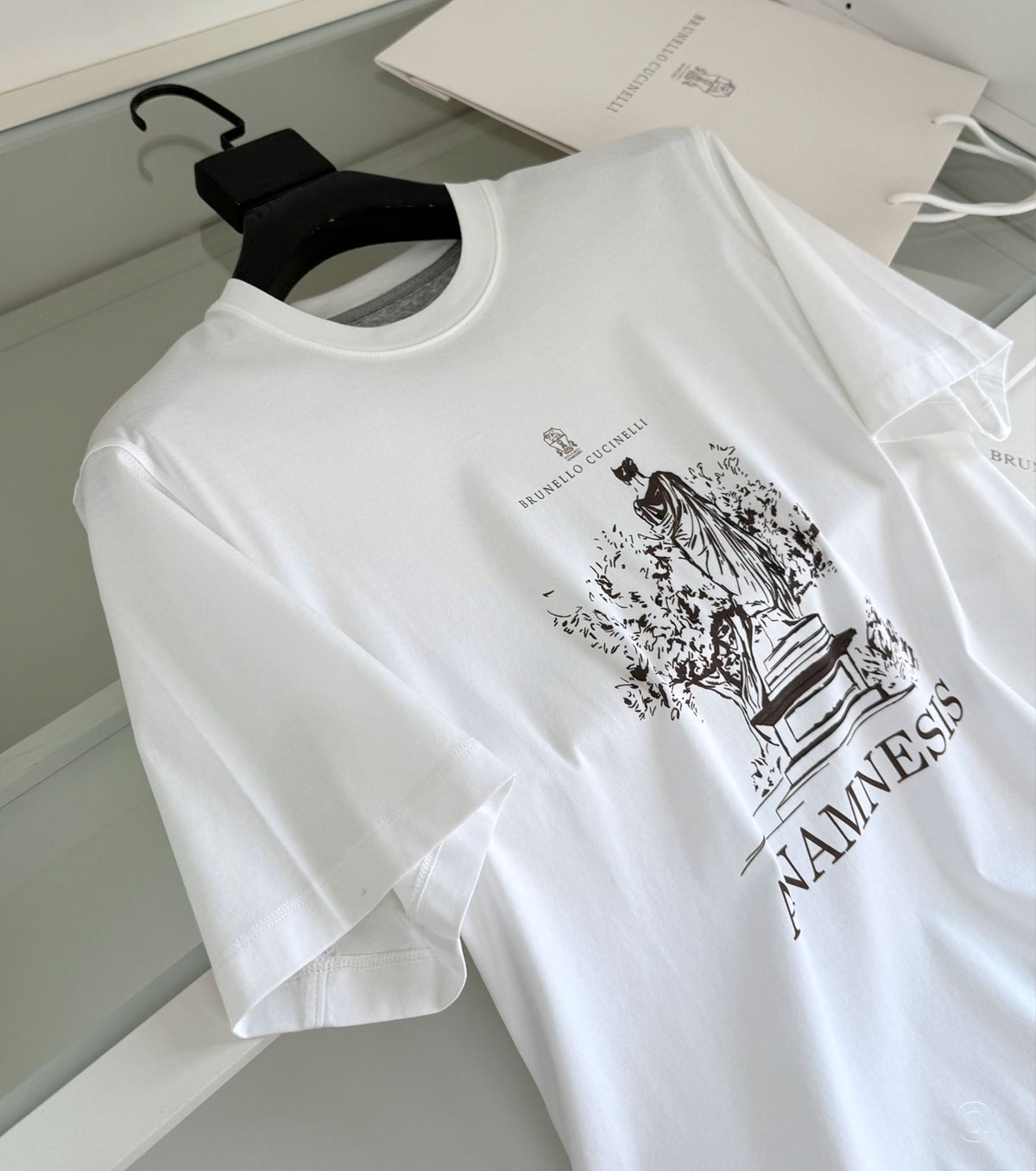 Cotton Anamnesis Print T-Shirt