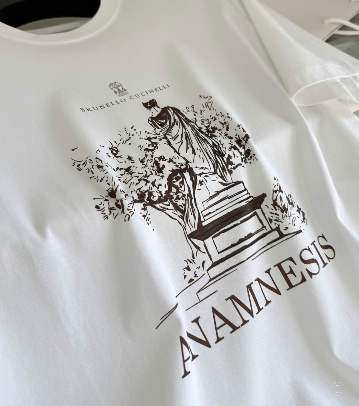 Cotton Anamnesis Print T-Shirt
