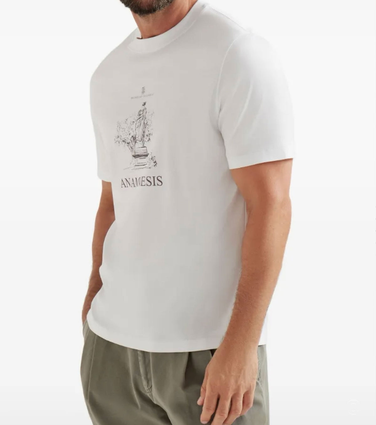 Cotton Anamnesis Print T-Shirt