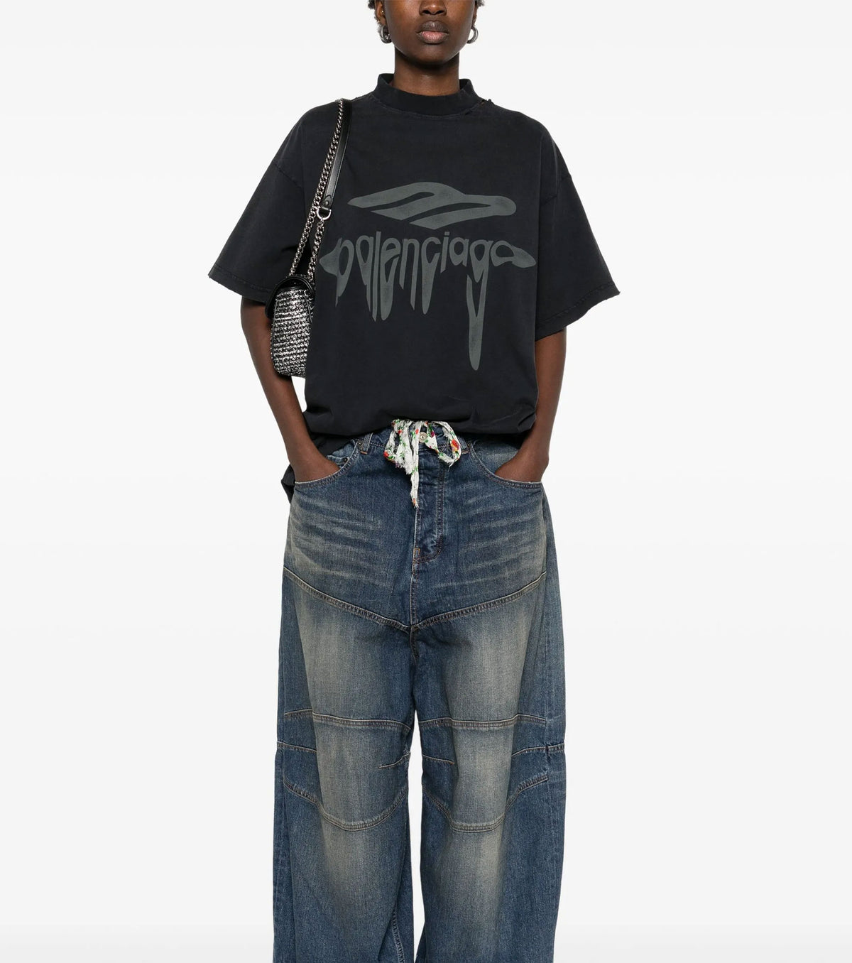 Women wear Black 3B Liquified Unisex T-Shirt - Fashion Dose