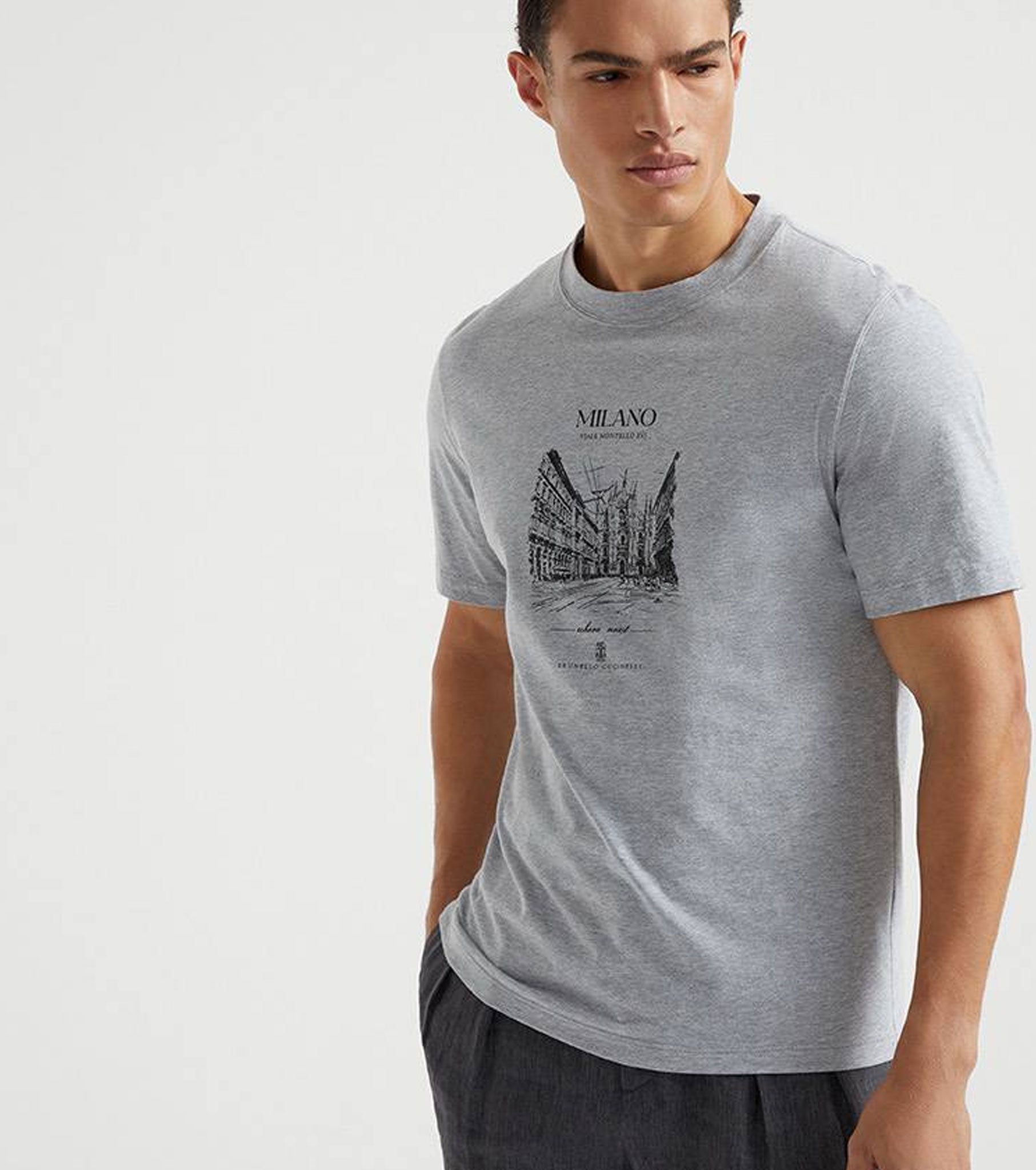 Cotton Milano Graphic Print T-Shirt
