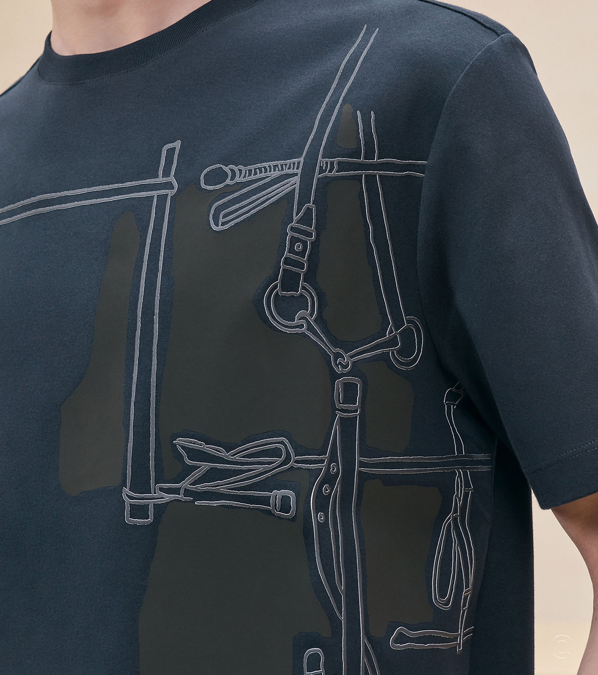 Тениска "Harnais en Gouache 3D" 26-1057RPT