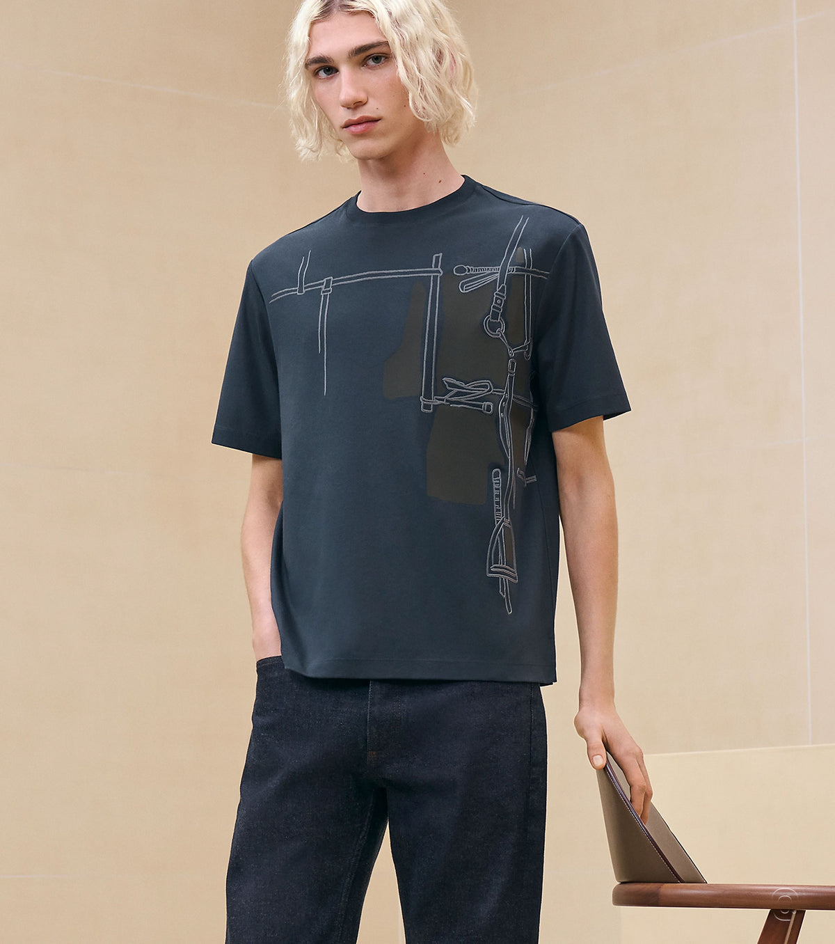 Тениска "Harnais en Gouache 3D" 26-1057RPT