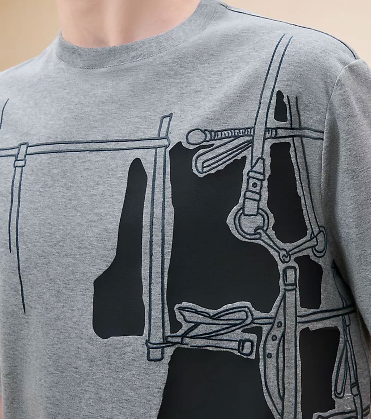 Тениска "Harnais en Gouache 3D" 26-1057RPT