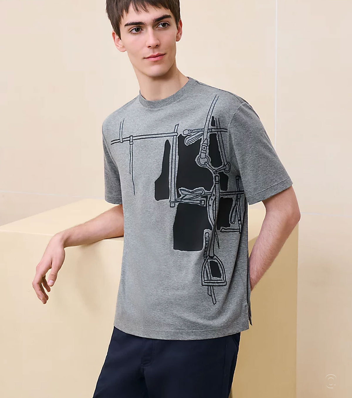 Тениска "Harnais en Gouache 3D" 26-1057RPT