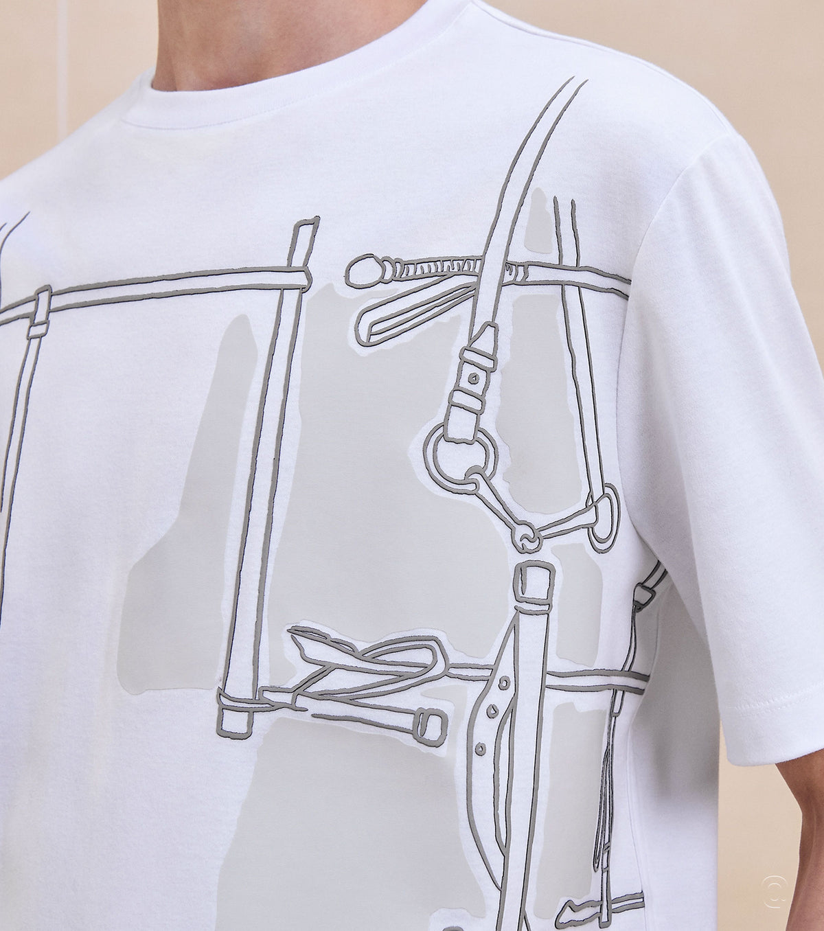 Тениска "Harnais en Gouache 3D" 26-1057RPT